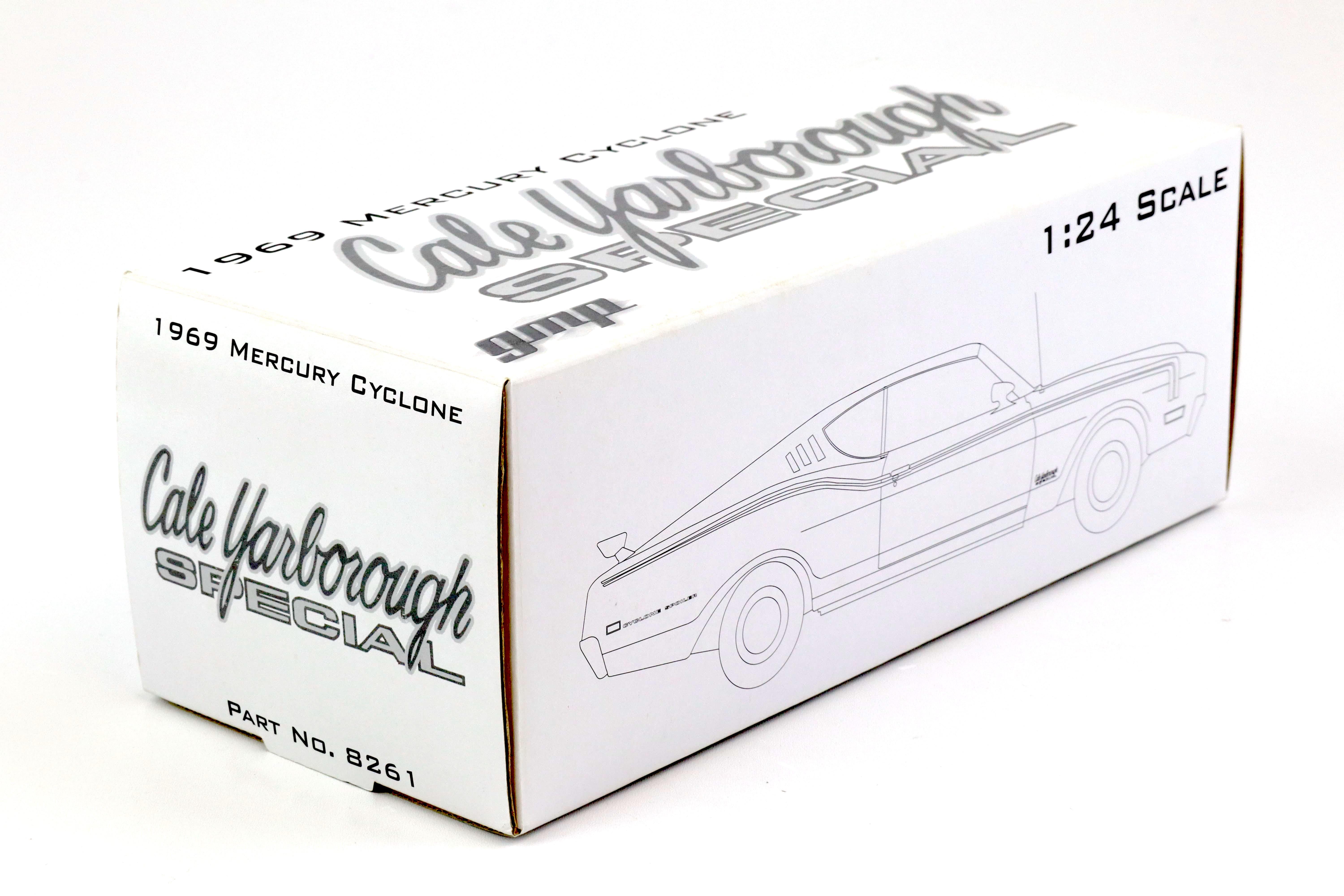 1:24 GMP 1969 Mercury Cyclone Coupe Cale Yarborough Special white/ red