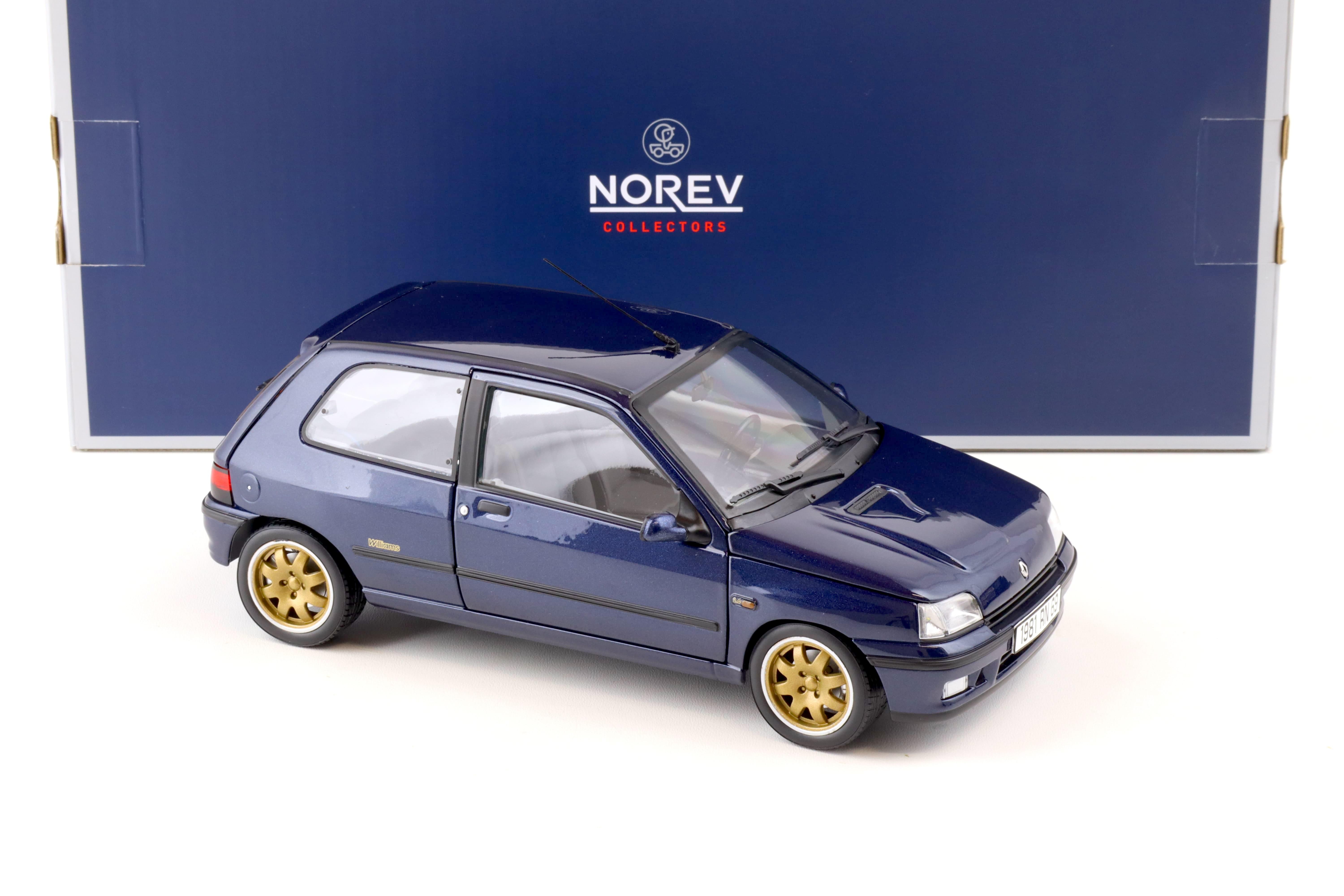 1:18 Norev Renault Clio Williams 1993 blue metallic 185230