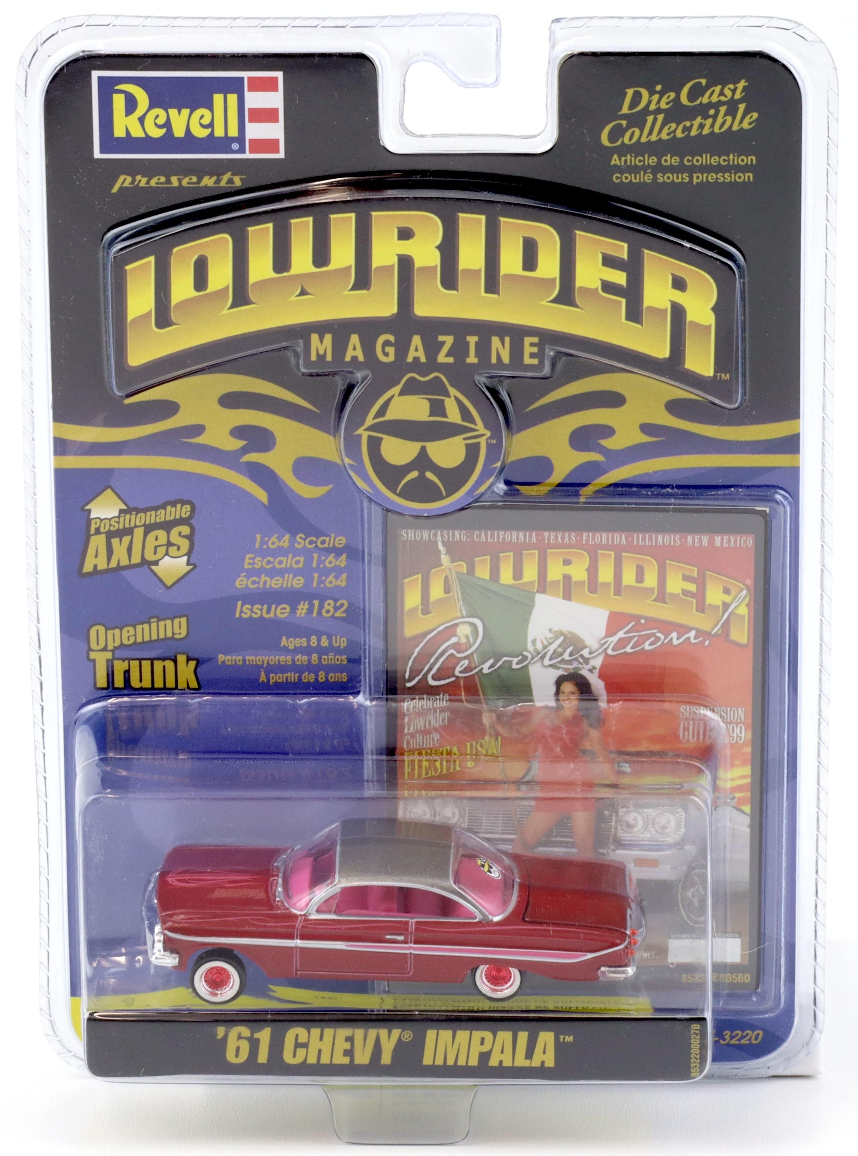 1:64 Revell Lowrider 1961 Chevrolet Impala red #182 Revolution