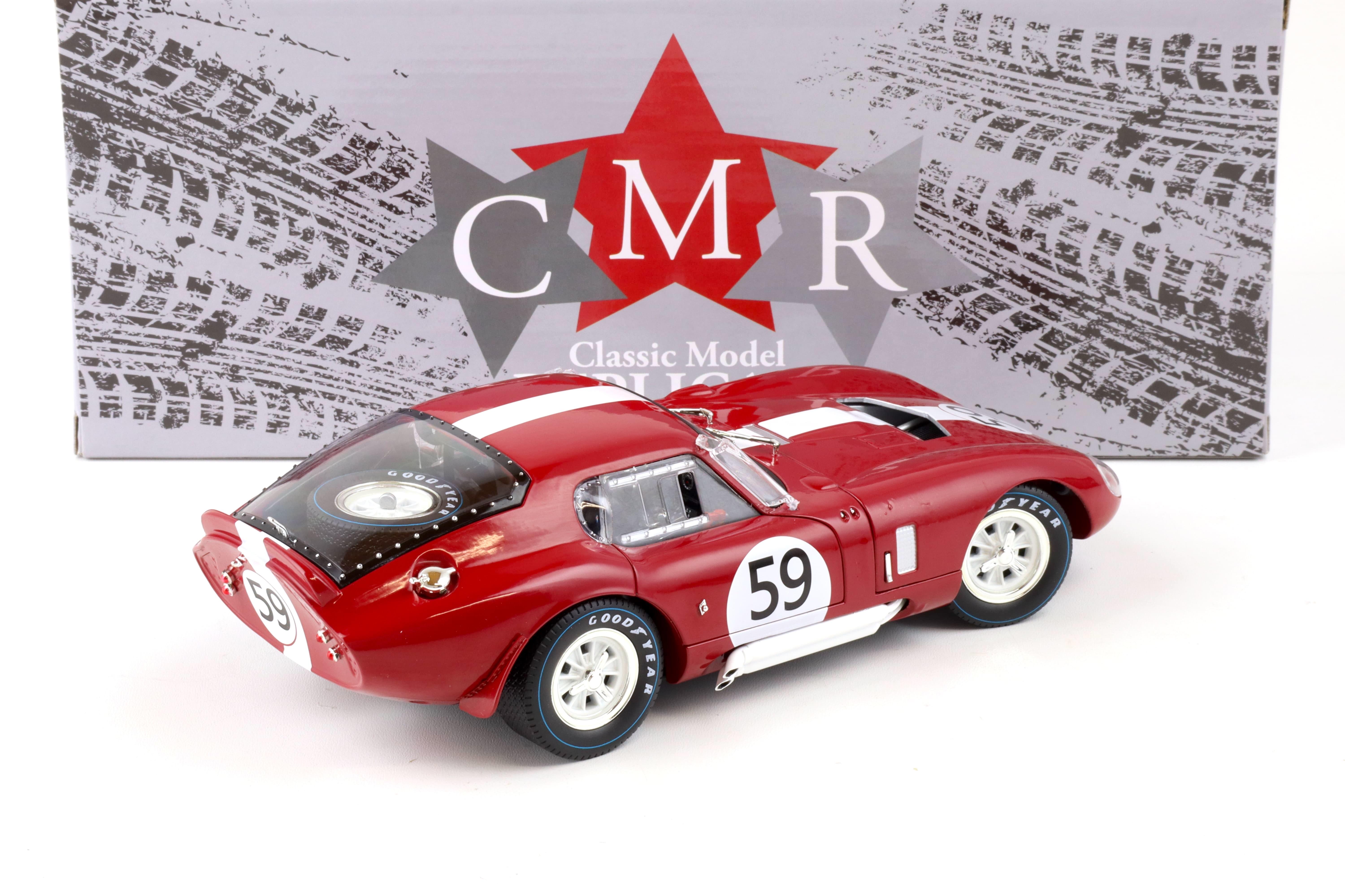 1:18 CMR Shelby Cobra Daytona Coupe 24h Le Mans 1965 #59 red CMR112