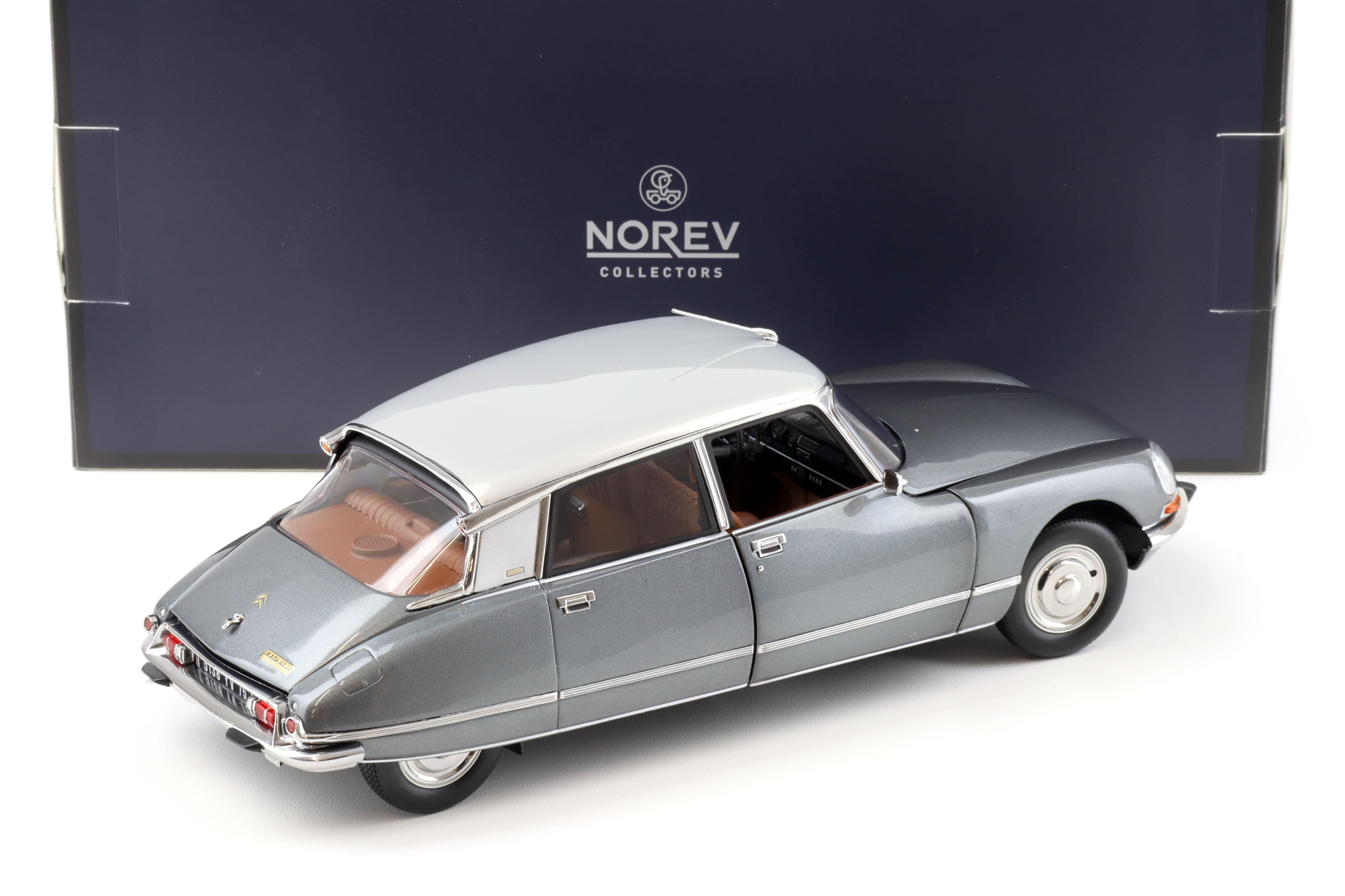 1:18 Norev Citroen DS 23 Pallas 1972 Middle grey metallic - Limited 400 pcs.