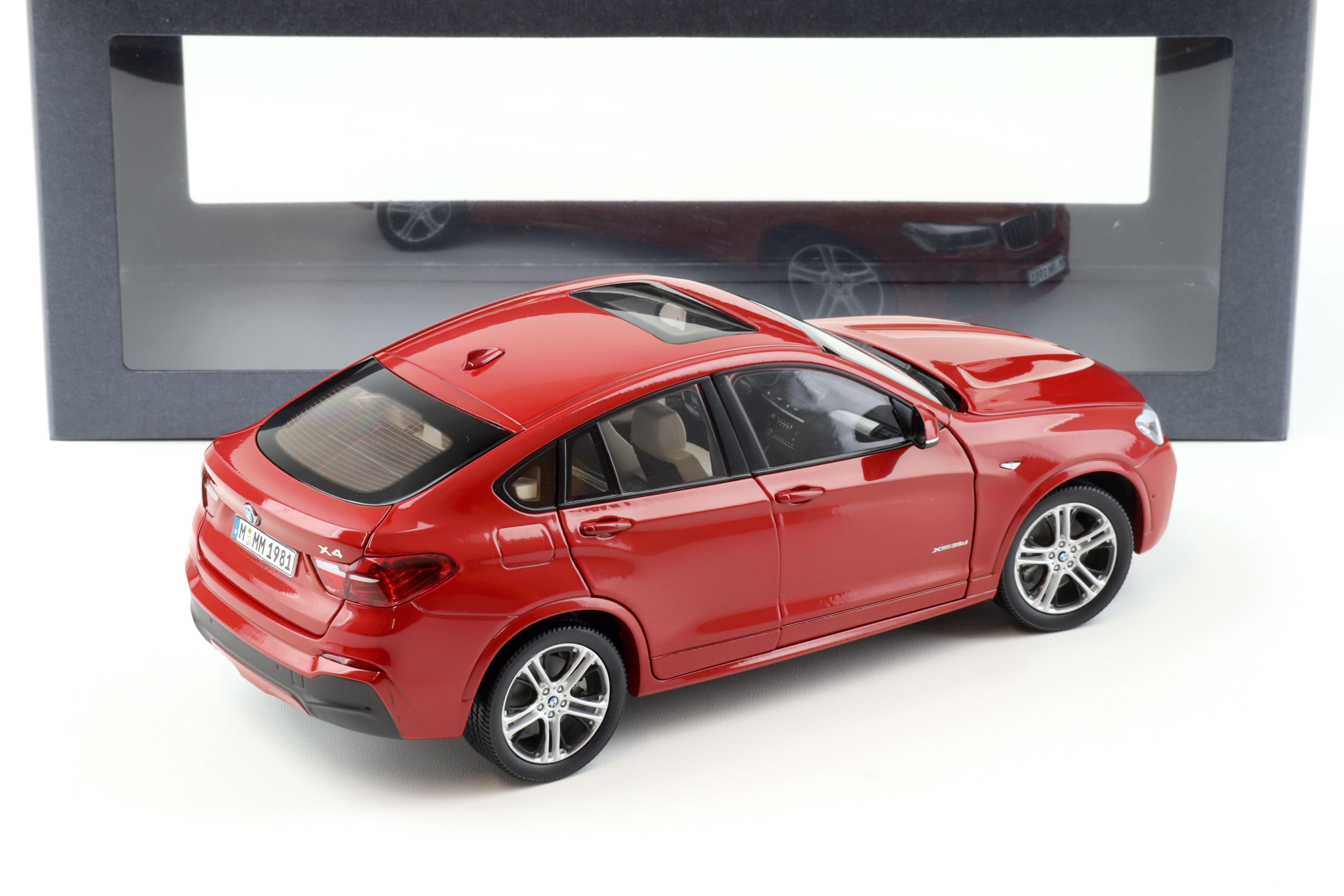 1:18 Paragon 2014 BMW X4 F26 Melbourne red DEALER VERSION