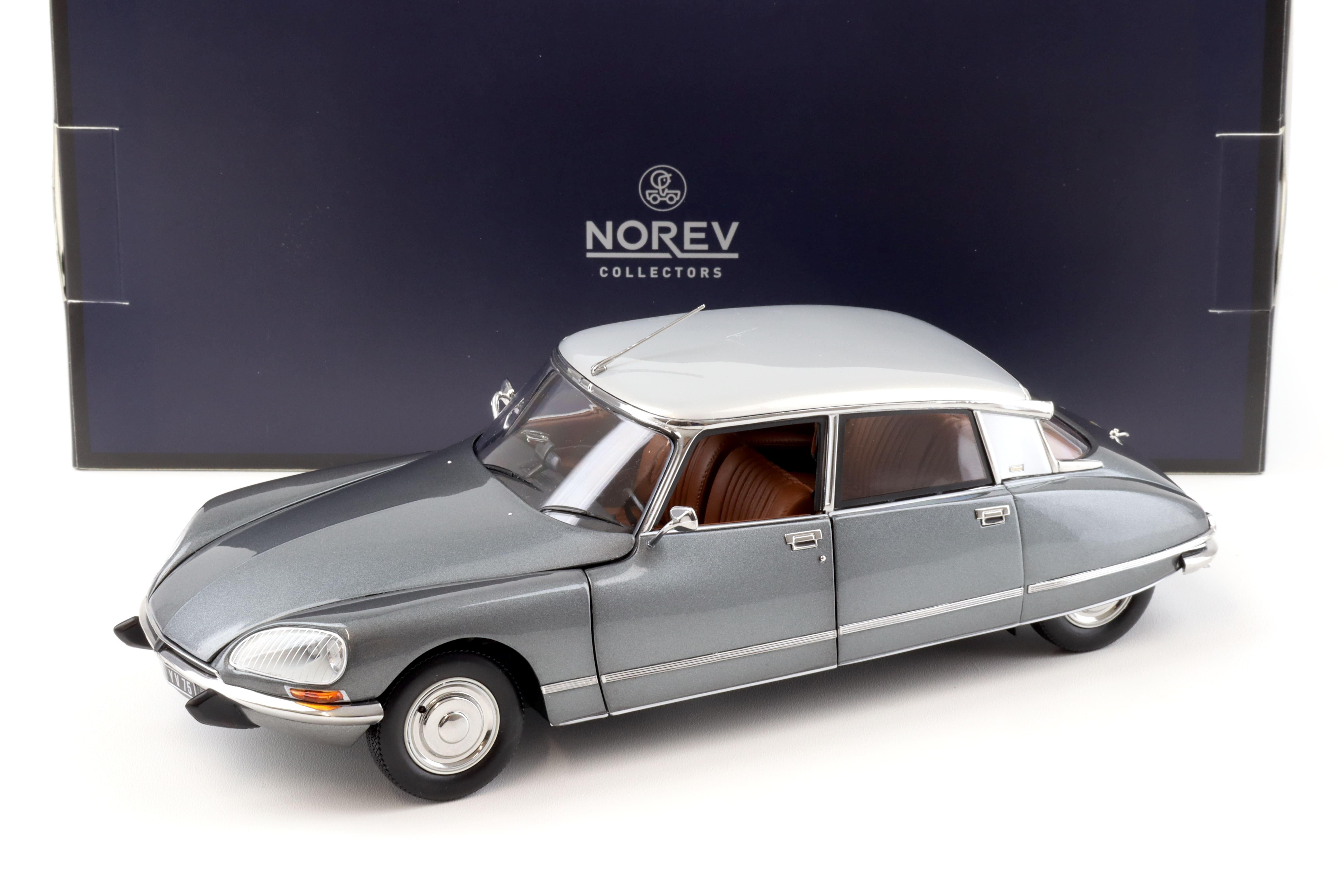 1:18 Norev Citroen DS 23 Pallas 1972 Middle grey metallic - Limited 400 pcs.