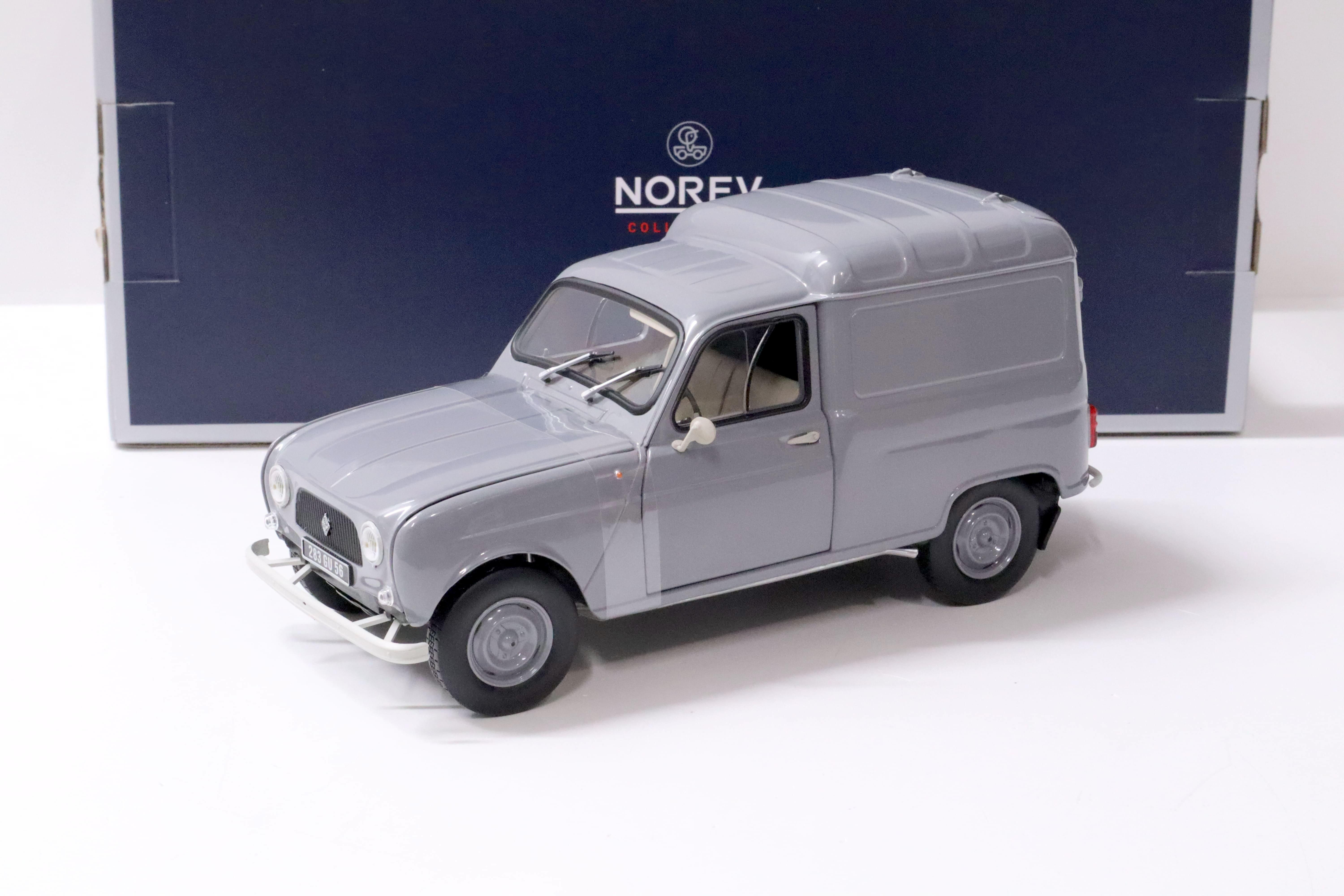 1:18 Norev Renault 4 Fourgonnette Kasten 1965 grey