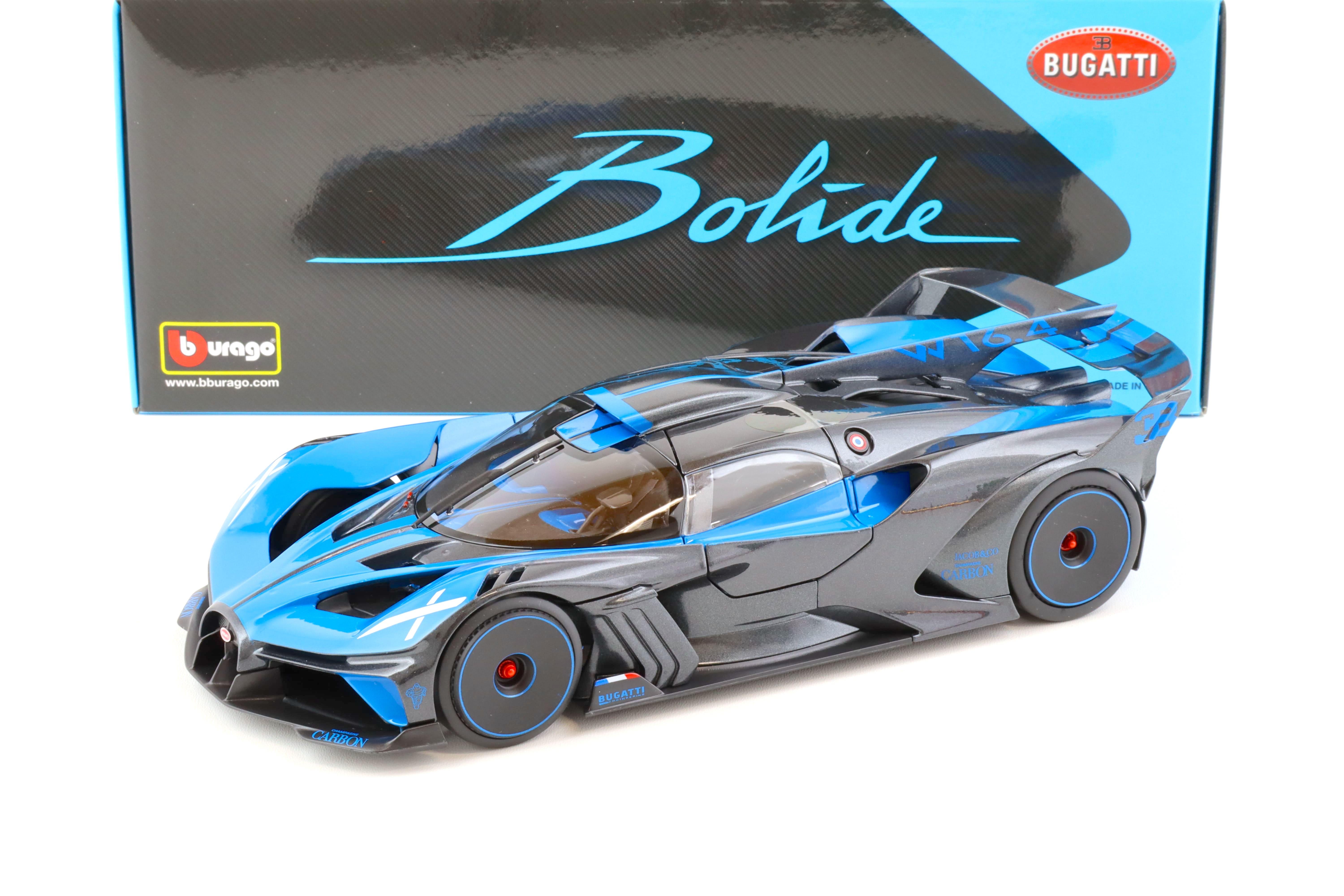 1:18 Bburago Bugatti Bolide 2020 blue/ grey