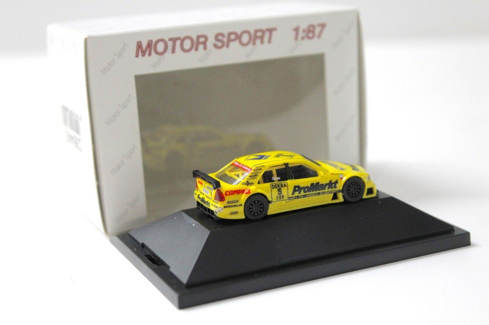 1:87 Herpa AMG Mercedes C180 ZAKSPEED ProMarkt Grau #5