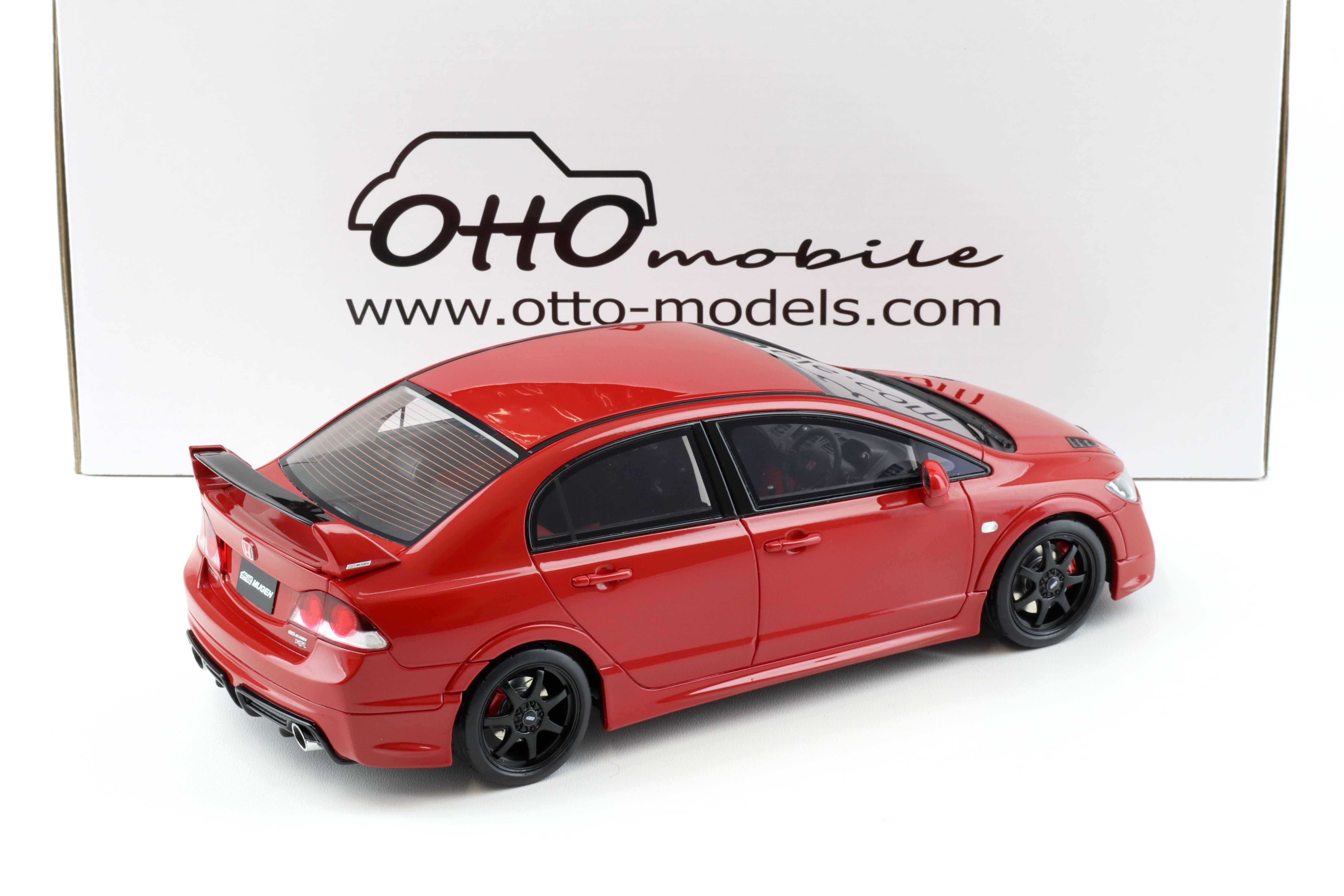 1:18 OTTO mobile OT1019 Honda Civic Mugen RR FD2 Milano red 2008