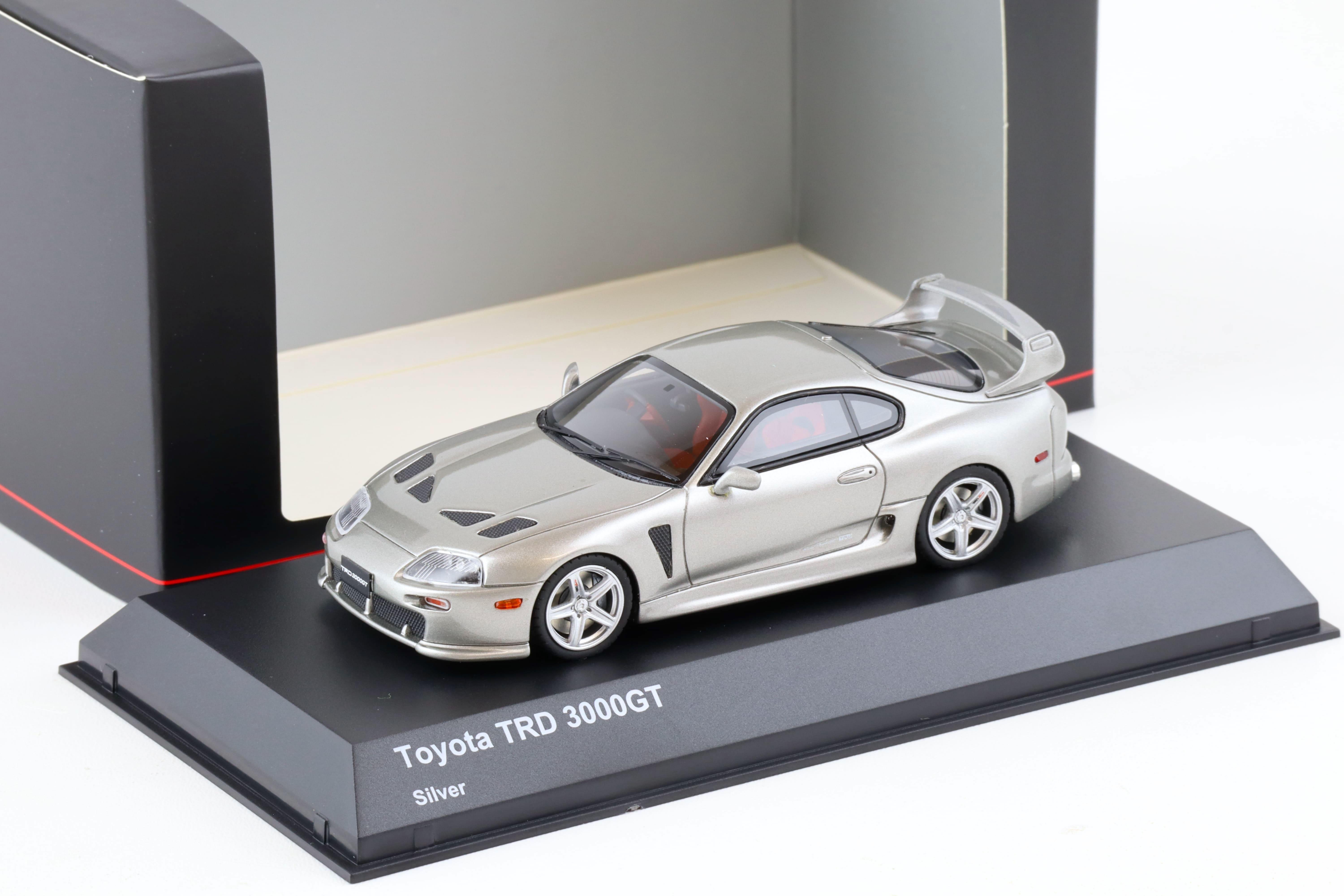 1:43 Kyosho Toyota Supra TRD 3000GT Coupe silver metallic 1998