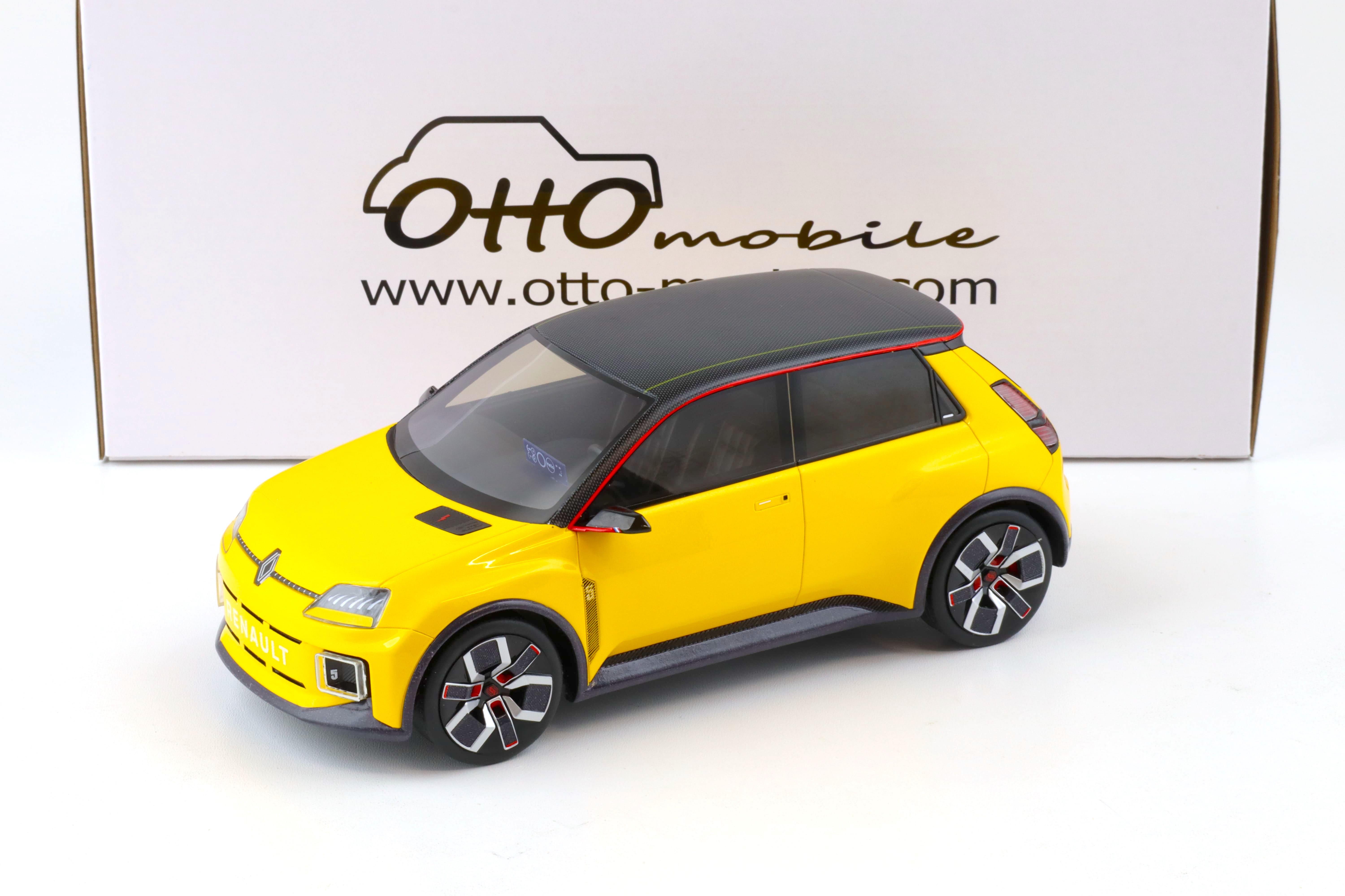 1:18 OTTO mobile OT406 Renault 5 E Tech Electric Prototype yellow 2021
