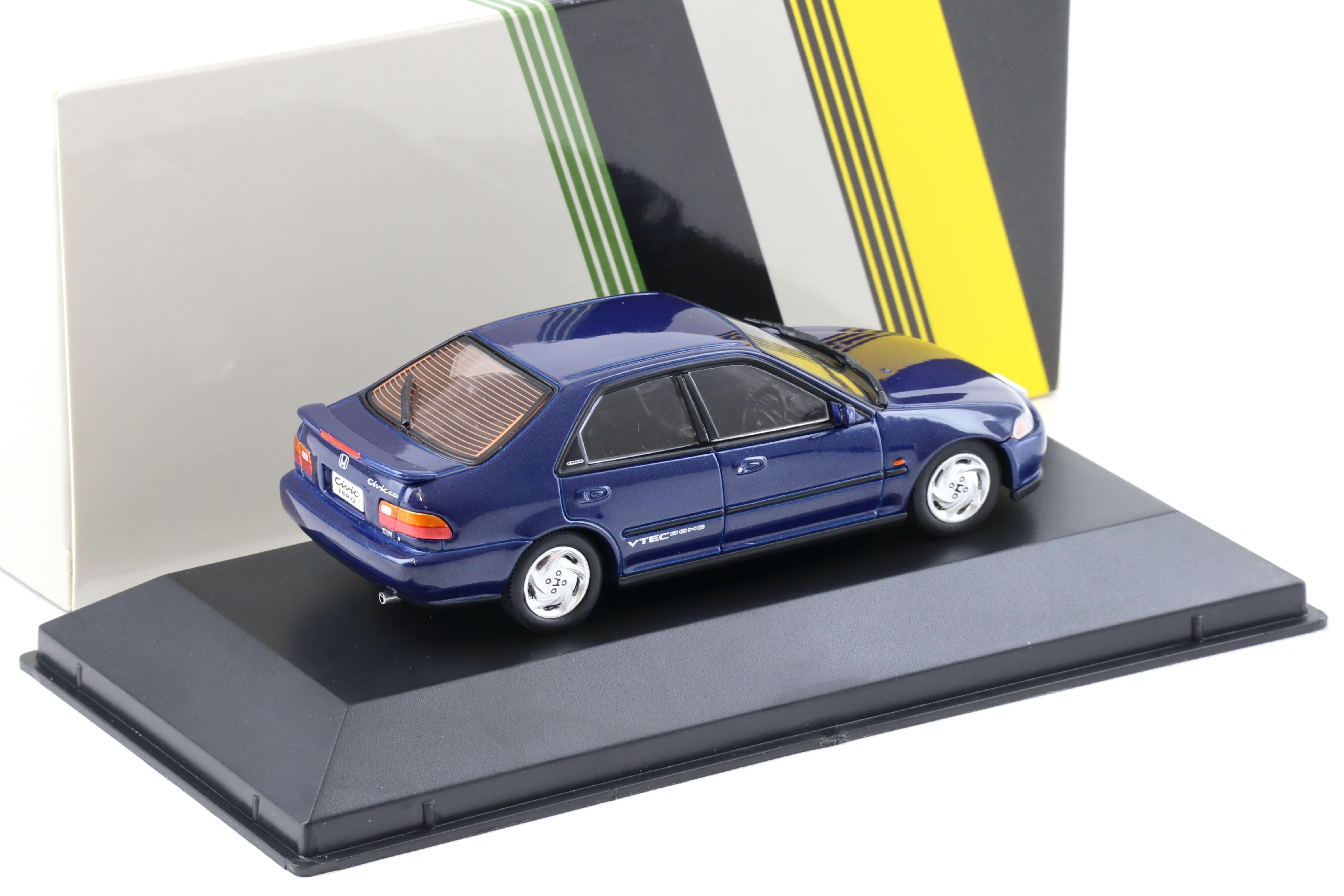 1:43 First43 Honda Civic Ferio SiR 1991 Herverd blue pearl