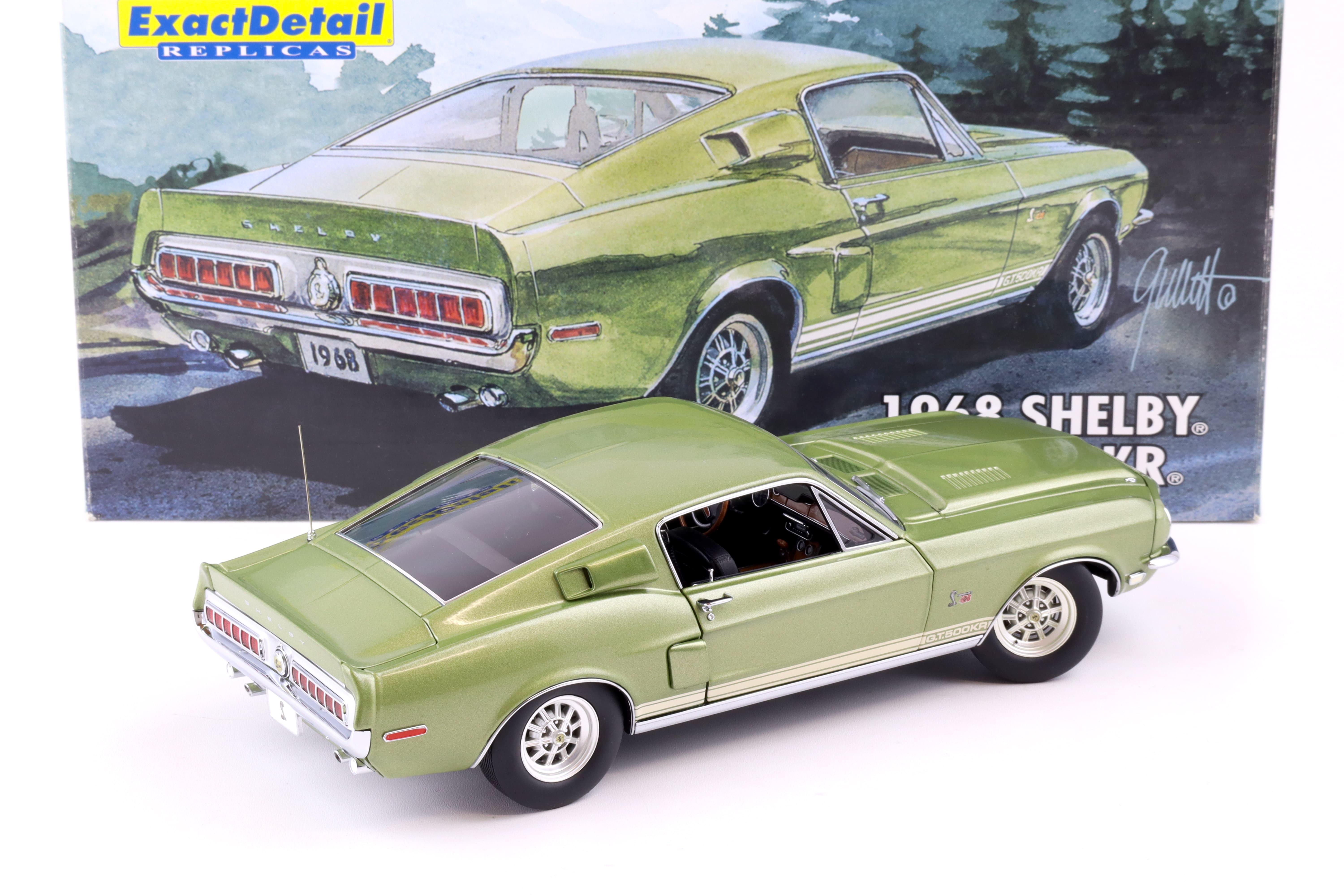 1:18 Exact Detail 1968 Shelby GT 500KR Coupe green metallic WCC709