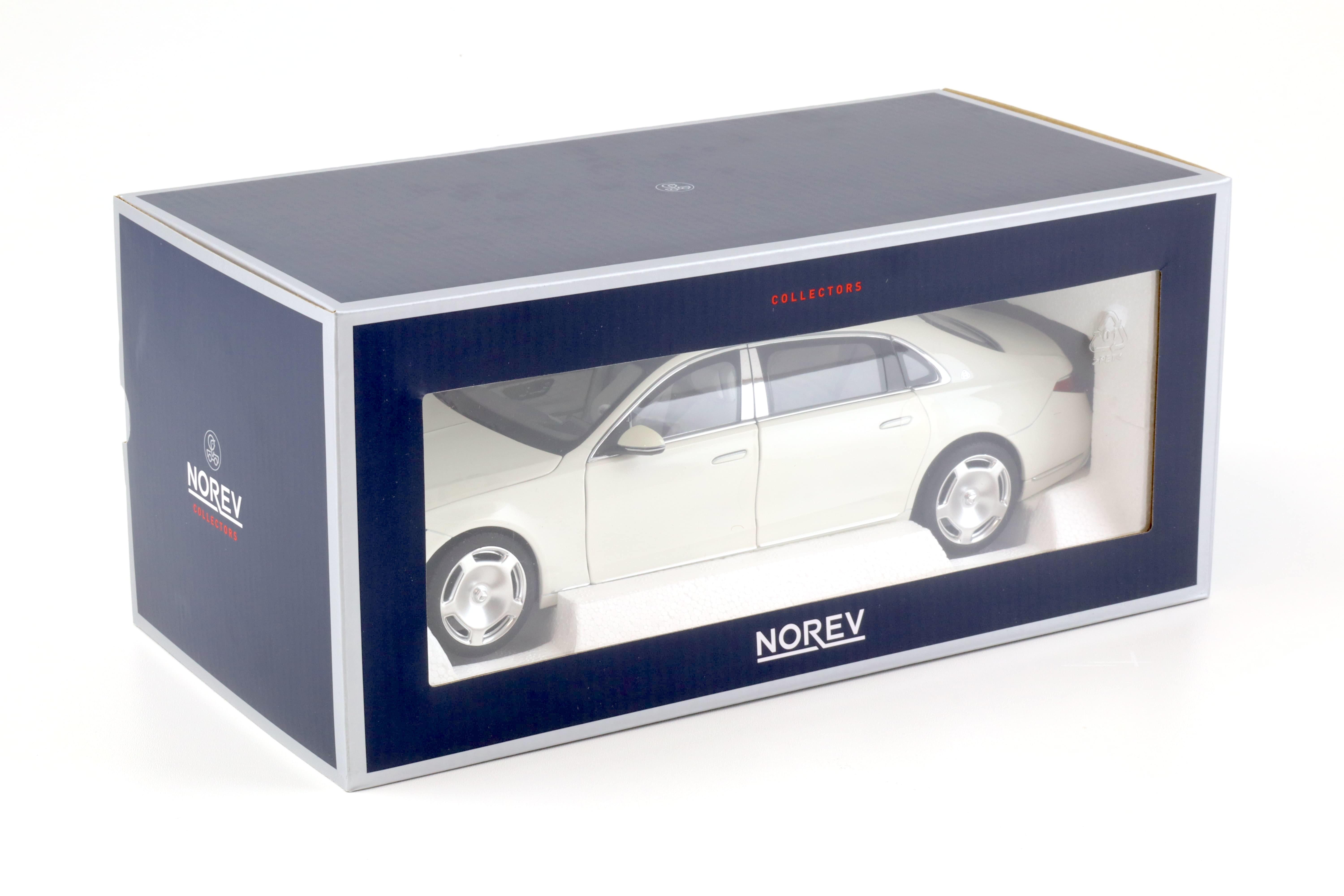 1:18 Norev Mercedes Maybach S-Class S680 4MATIC Limousine 2021 Diamond white