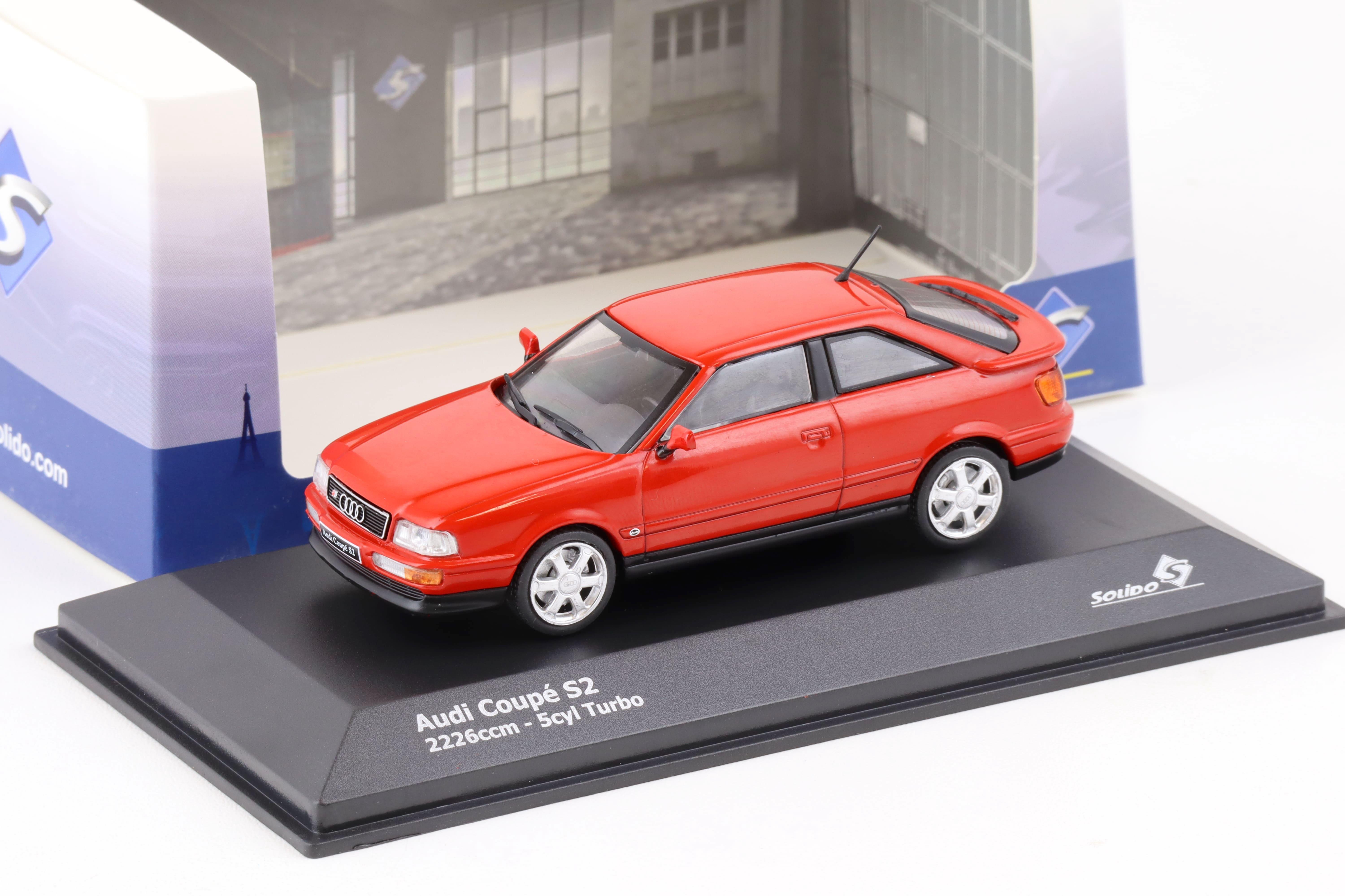 1:43 Solido Audi S2 Coupe red 1992