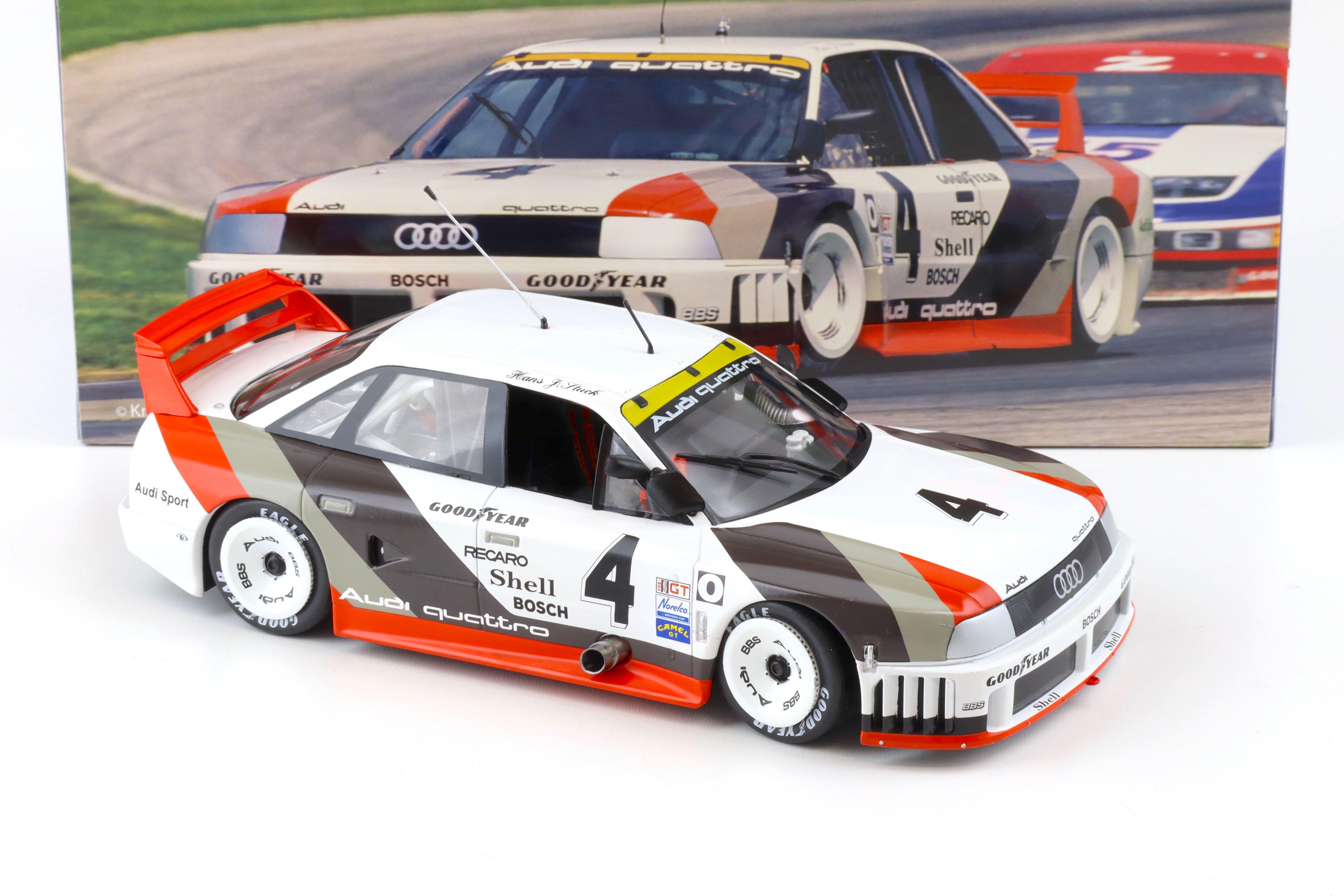 1:18 WERK83 Audi 90 IMSA GTO 2nd Place Race Portland 1989 H.J.Stuck #4