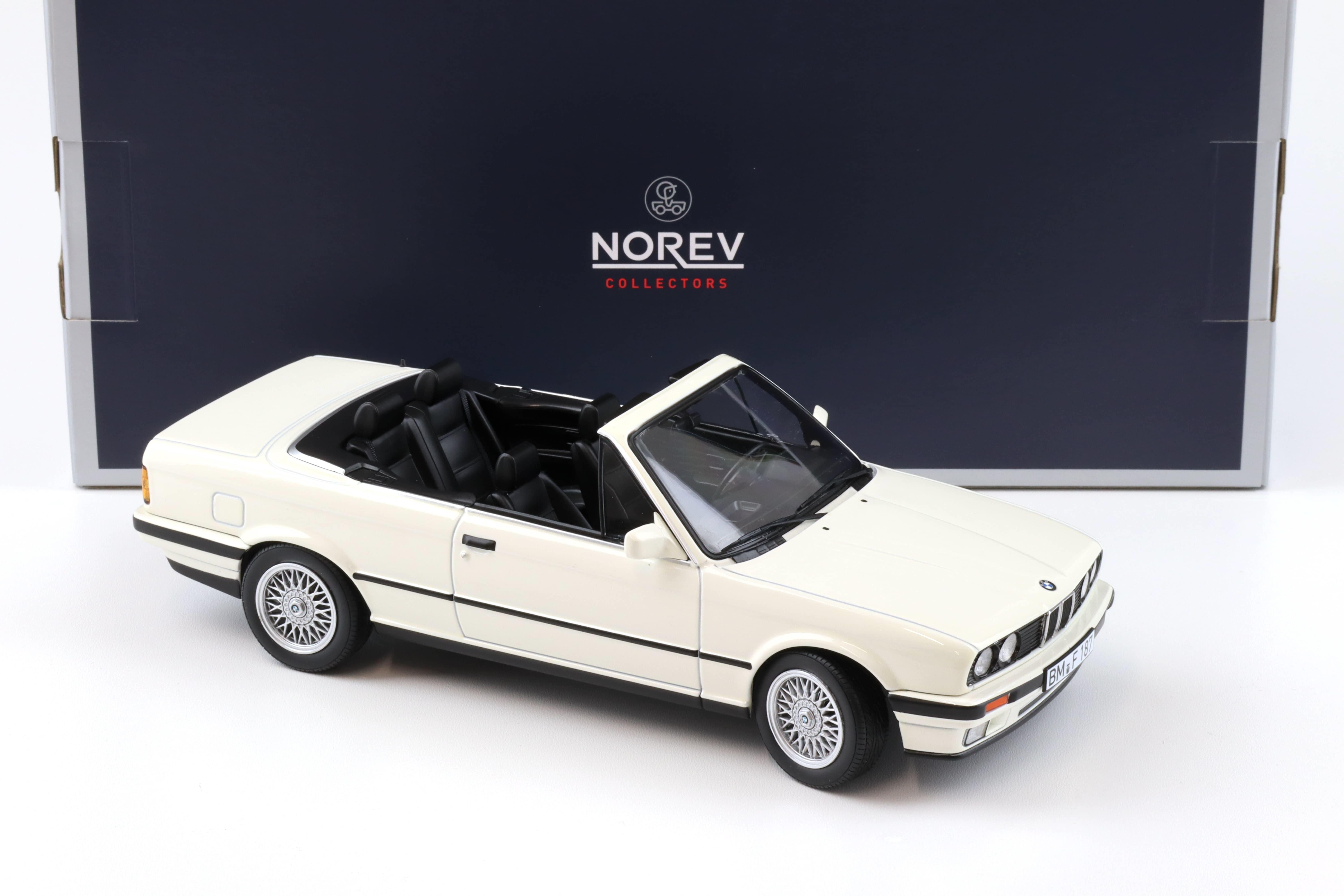 1:18 Norev BMW 325i (E30) Cabriolet 1991 Alpine white 183213