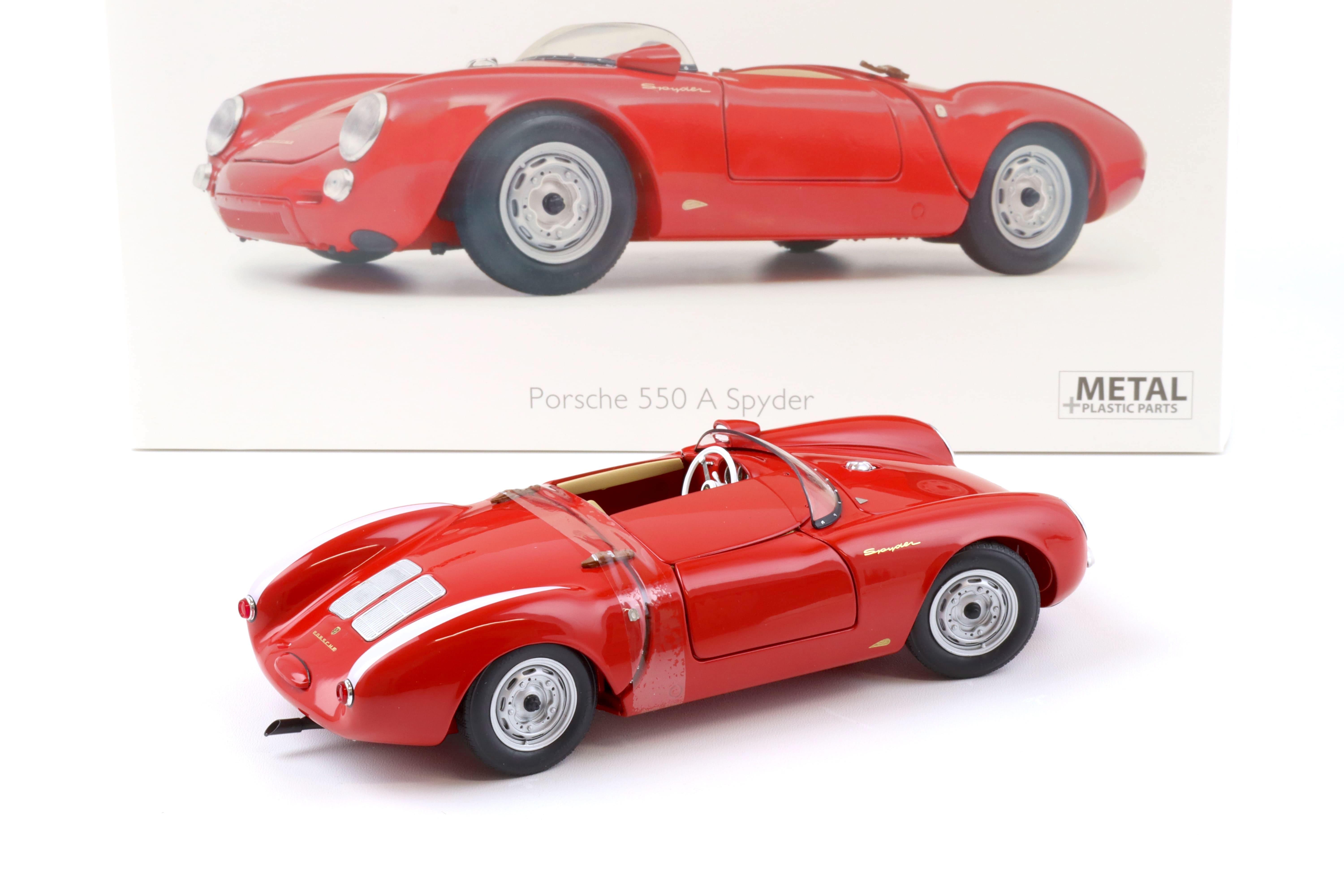 1:18 Schuco Porsche 550 A Spyder 1953-1957 red
