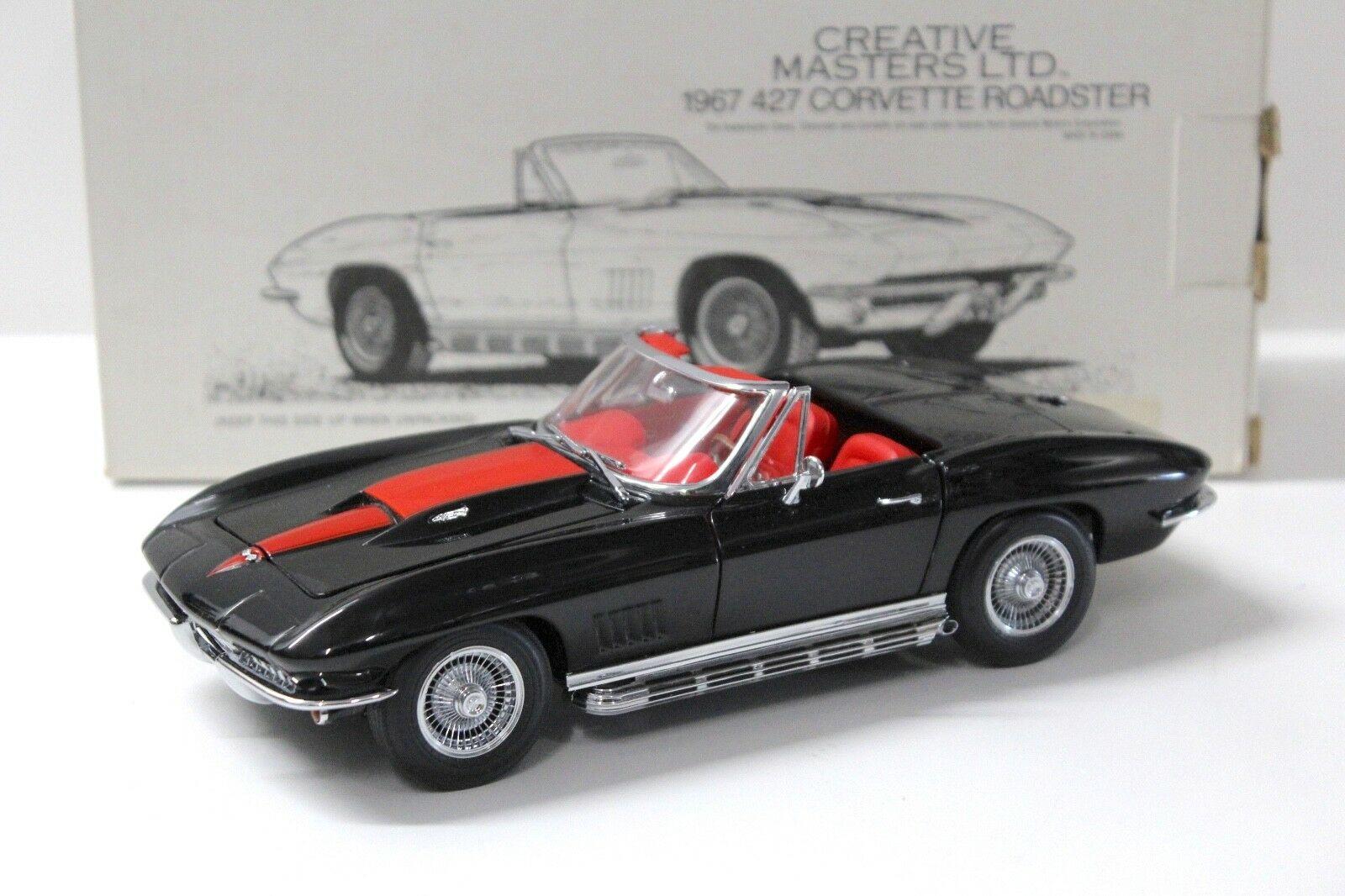 1:20 Creative Masters Chevrolet Corvette 427 Roadster black/ red