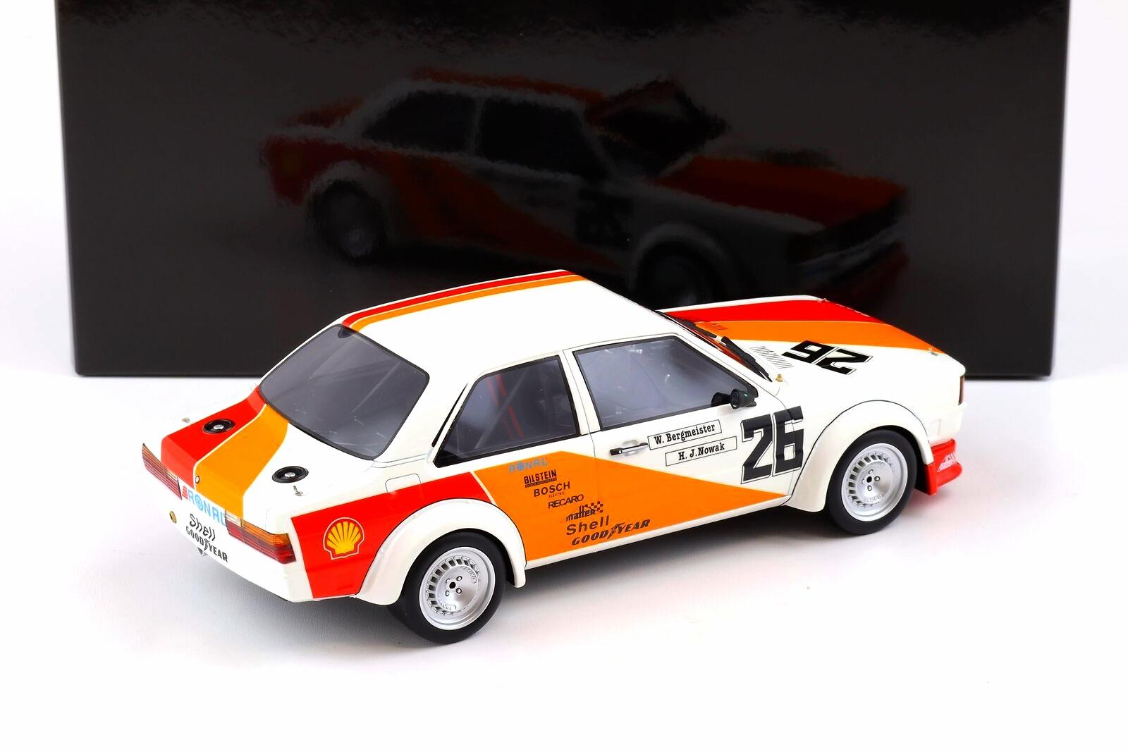 1:18 Premium ClassiXXs Audi 80 (B2) Gr. 2 No.26 ETCC Vallelunga Bergmeister/ Nowak