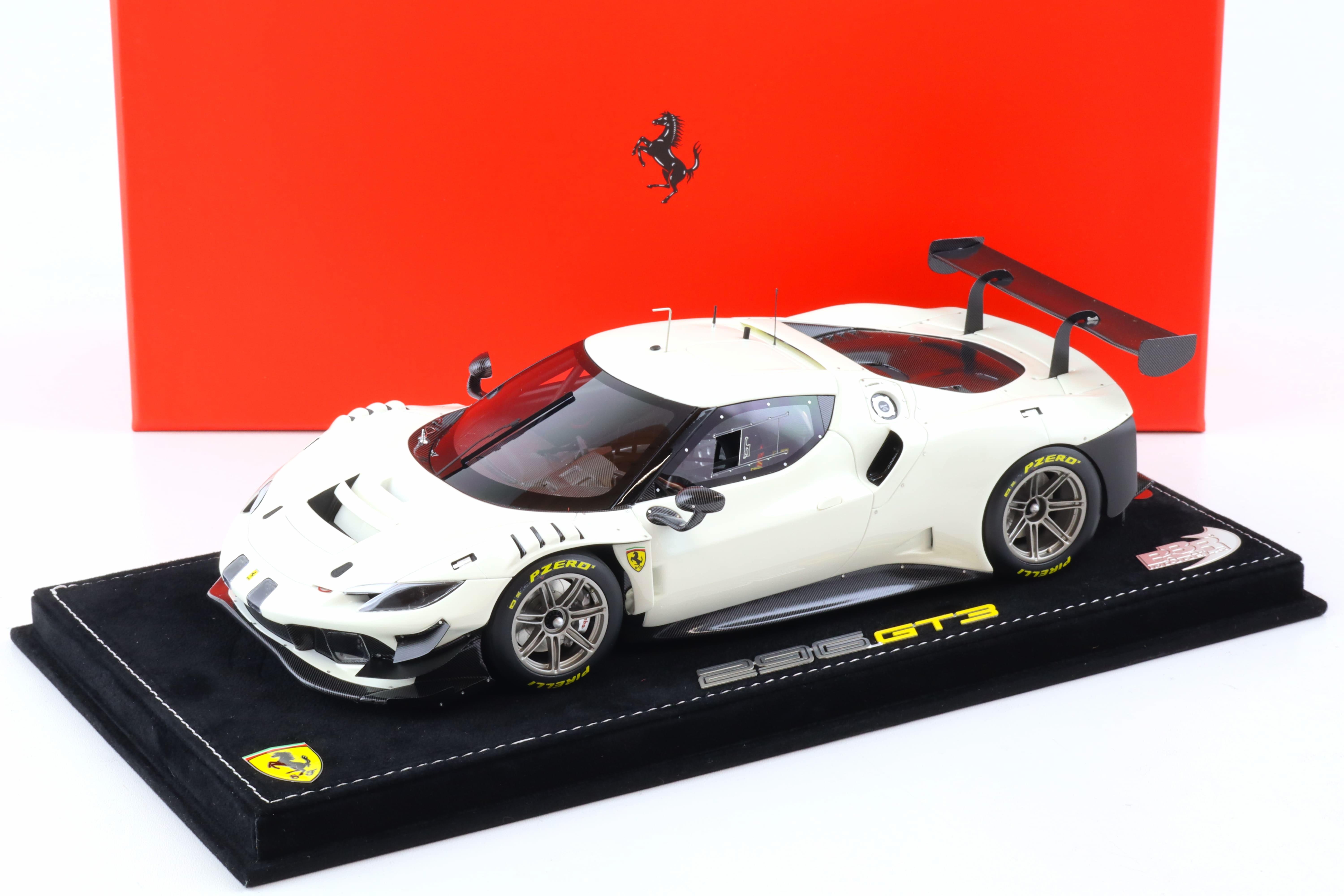 1:18 BBR Ferrari 296 GT3 Avus white 2022 - Limited 24 pcs.