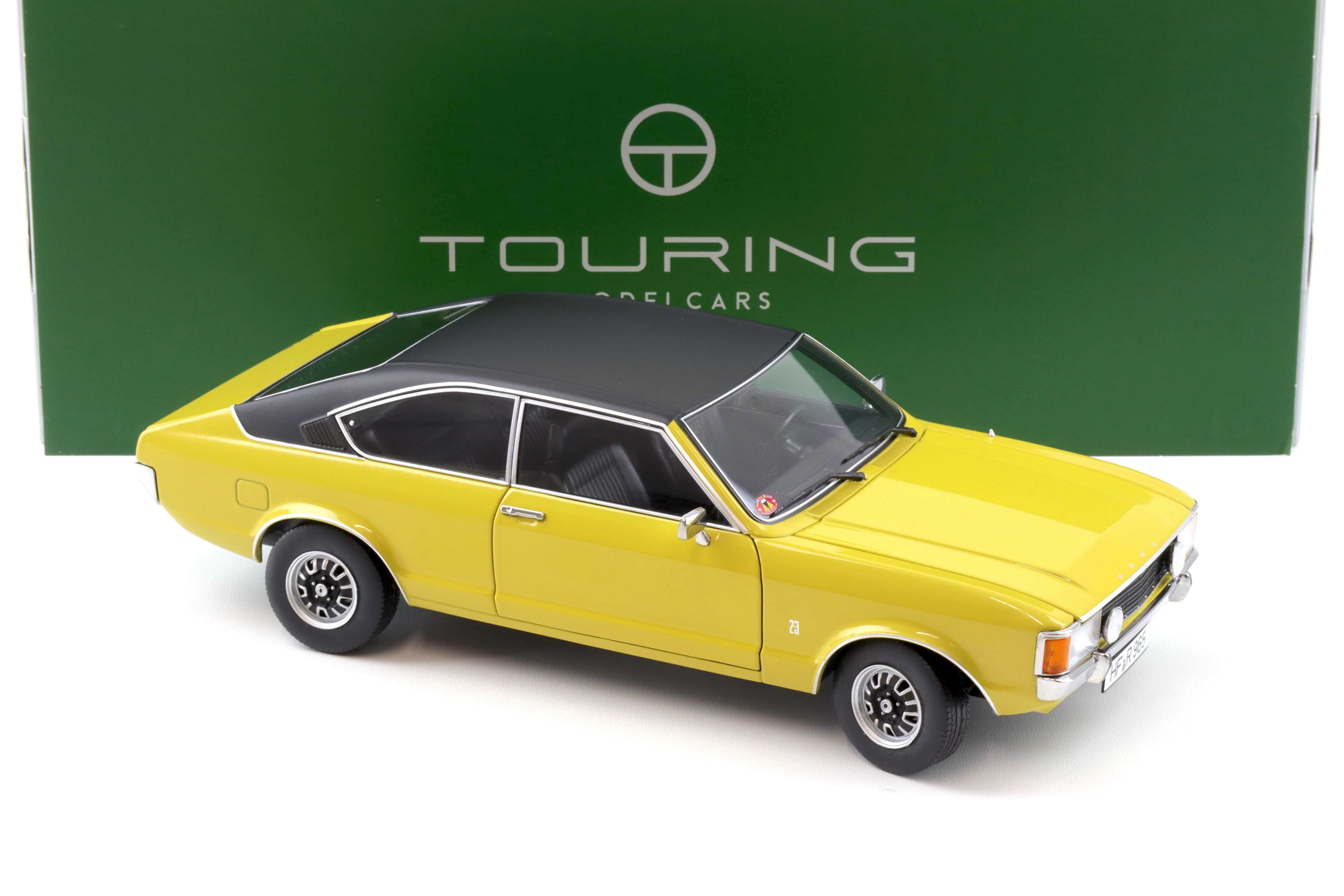 1:18 Touring Modelcars Ford Granada Consul Coupe 2. Series Daytona yellow 1975