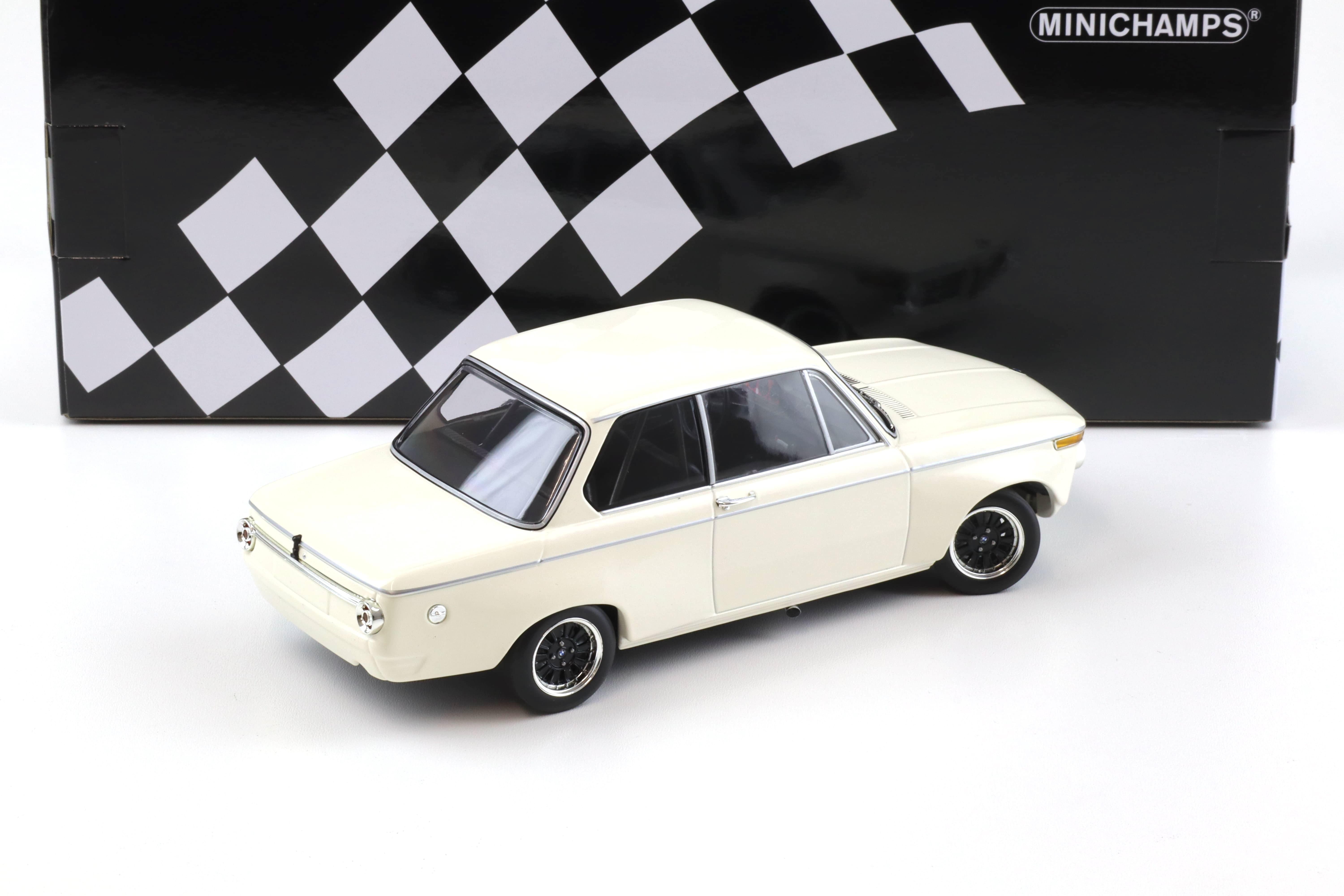 1:18 Minichamps BMW 2002 Motorsport Version Plain Body white 1970