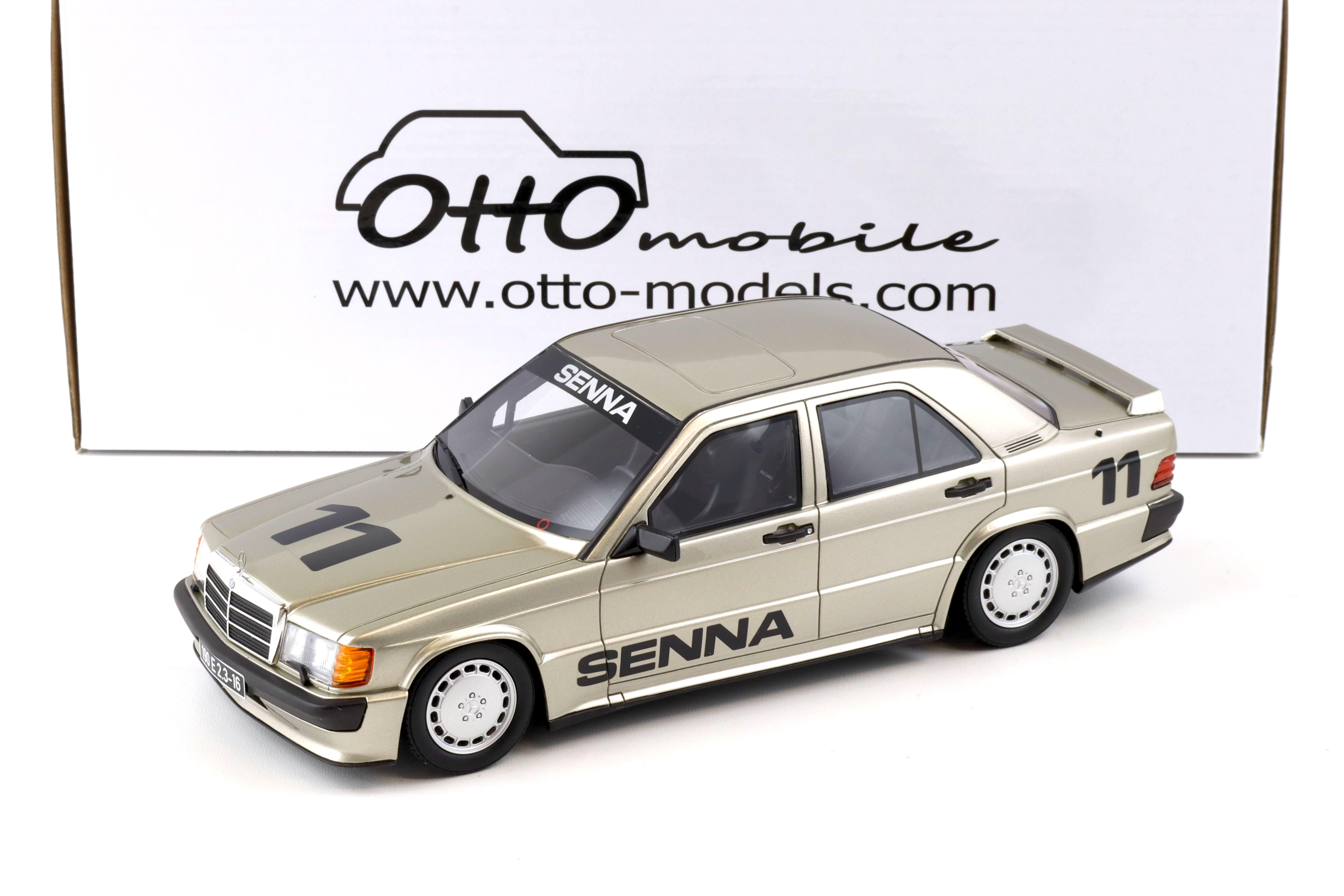 1:18 OTTO mobile OT1041 Mercedes 190E 2.3-16 W201 Senna Nürburgring 1984