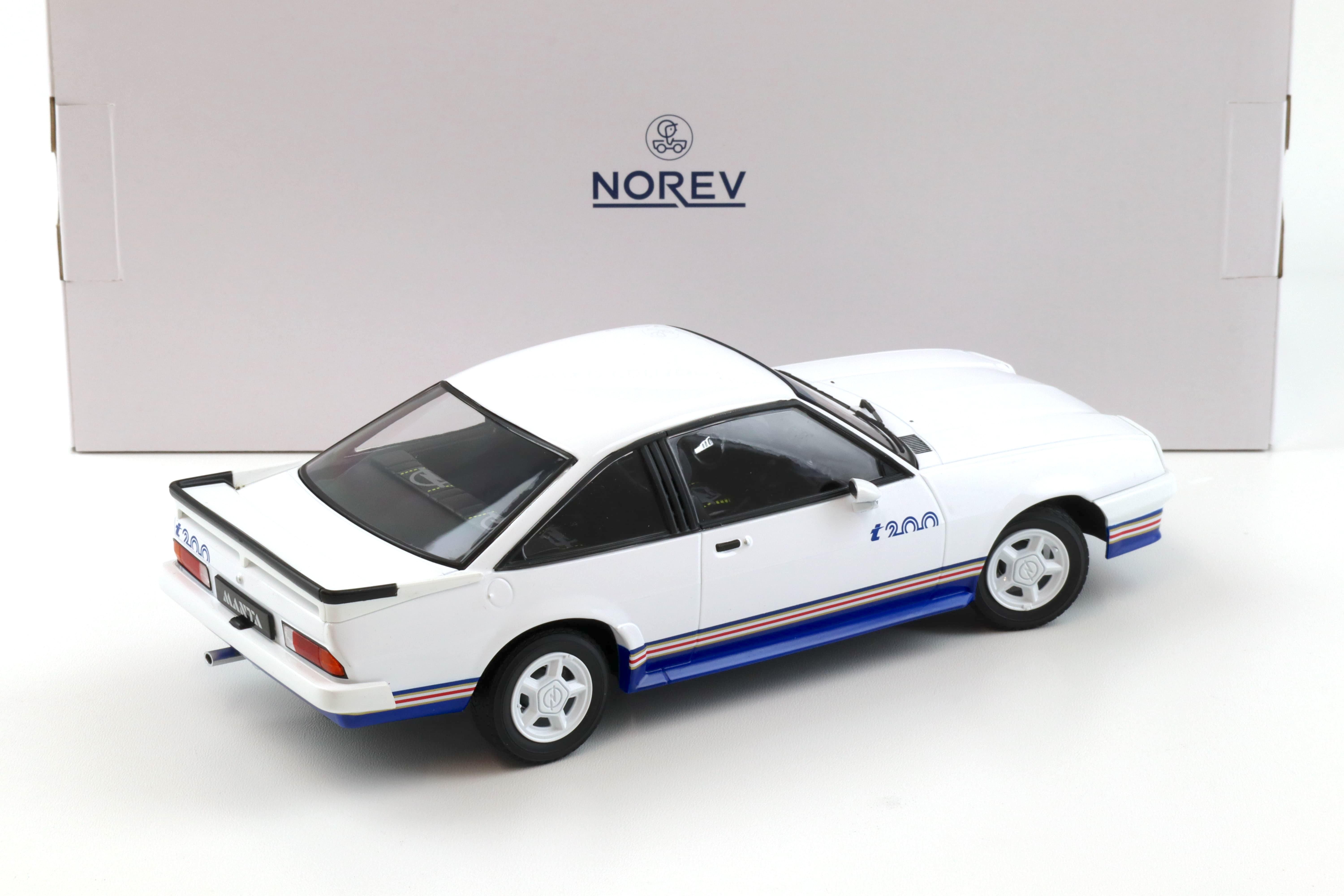 1:18 Norev Opel Manta B i200 Rothmans Livery 1984 white - Limited 750 pcs.