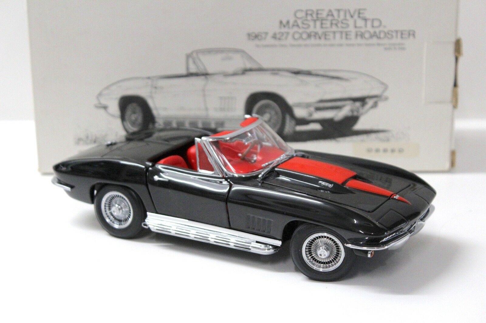 1:20 Creative Masters Chevrolet Corvette 427 Roadster black/ red