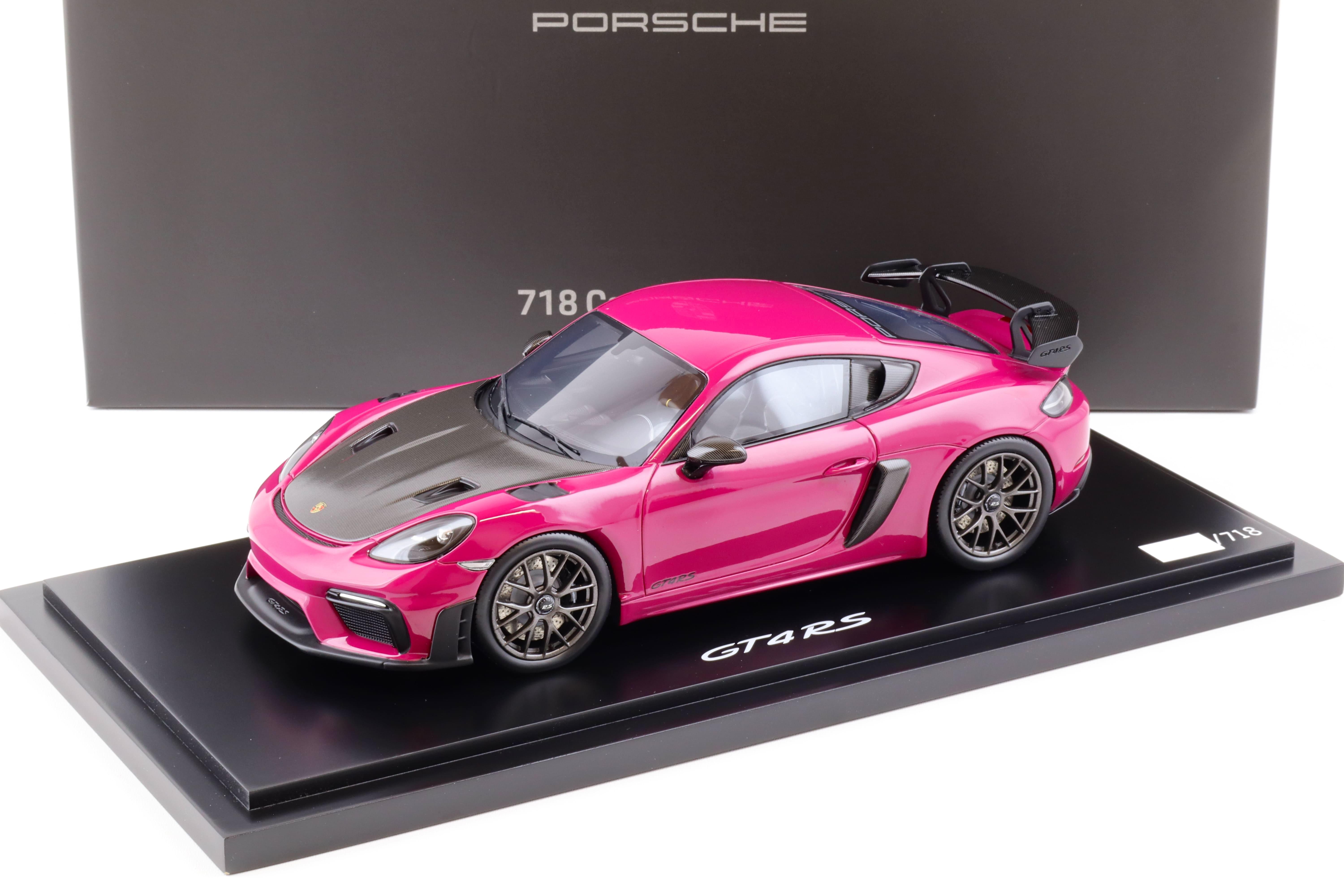 1:18 Spark Porsche 718 Cayman GT4 RS (982) Rubystone red Limited WAP DEALER