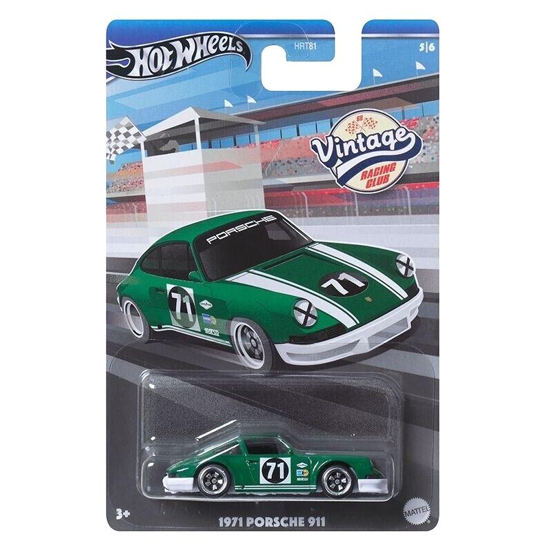 1:64 Hot Wheels 2024 Vintage Racing Club 979A 1971 Porsche 911 green