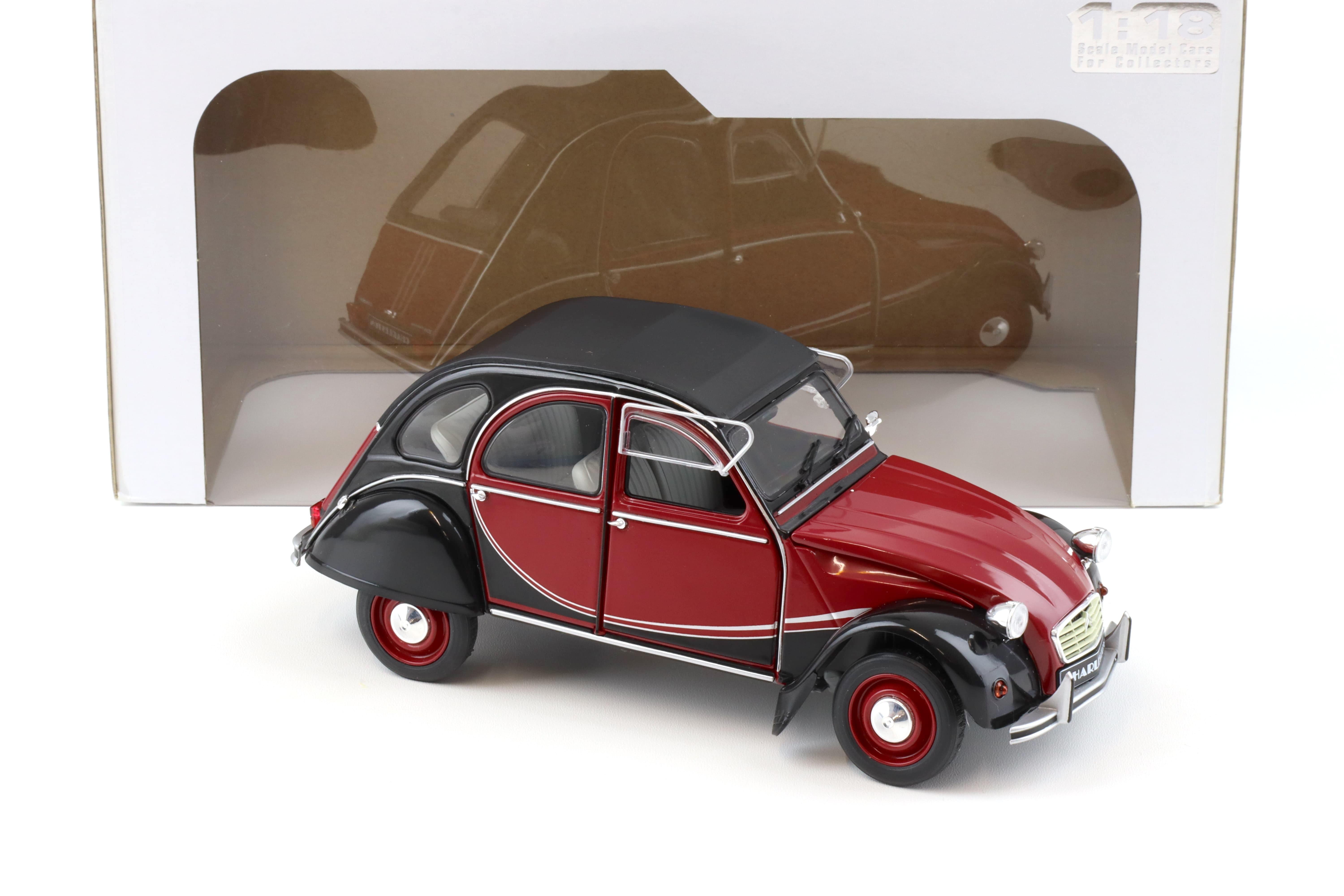 1:18 Solido Citroen 2CV 6 Charleston 1982 red/ black
