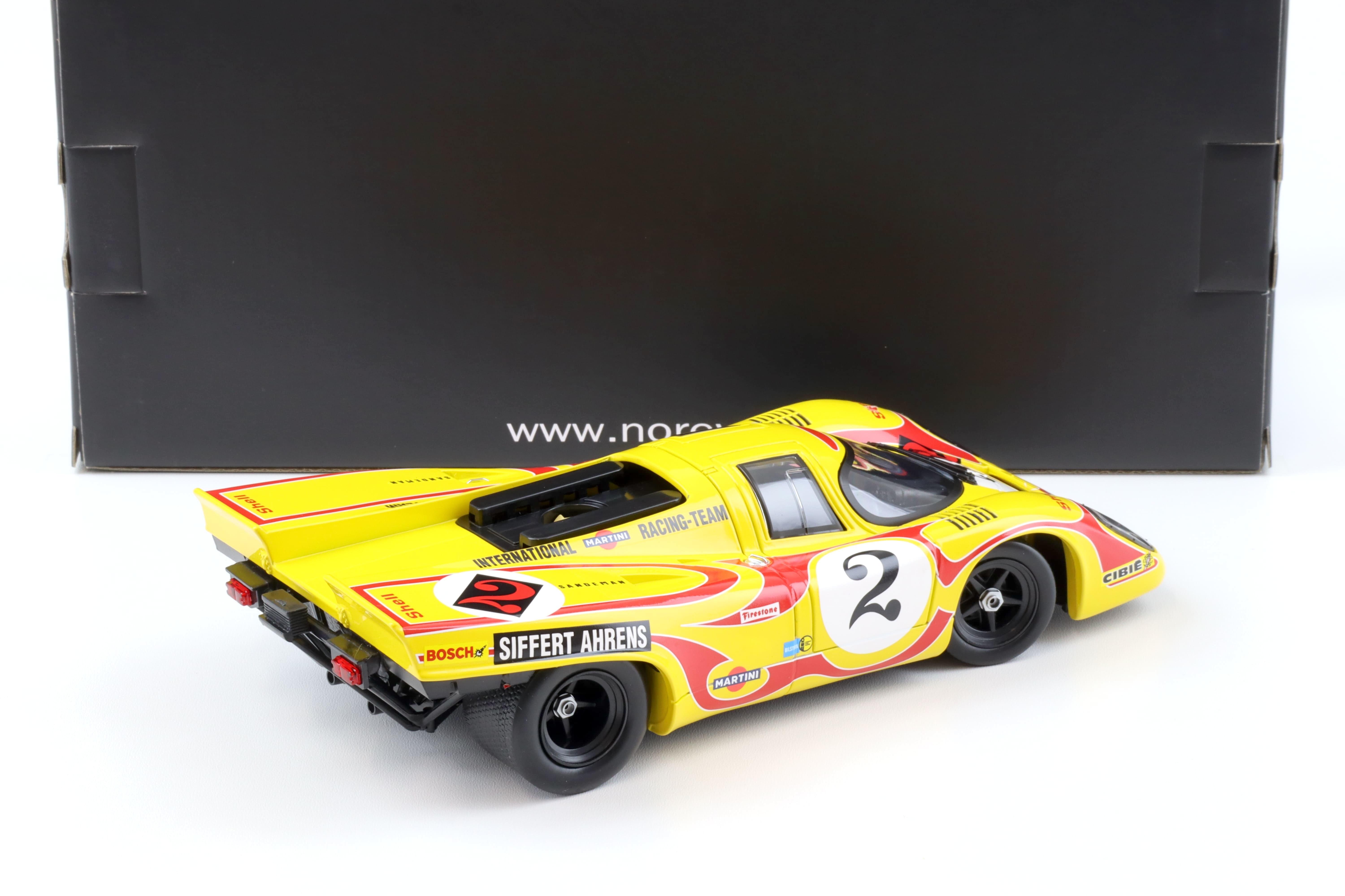 1:18 Norev Porsche 917K Team AAW Martini #2 Siffert/ Ahrens 9h Kyalami 1970