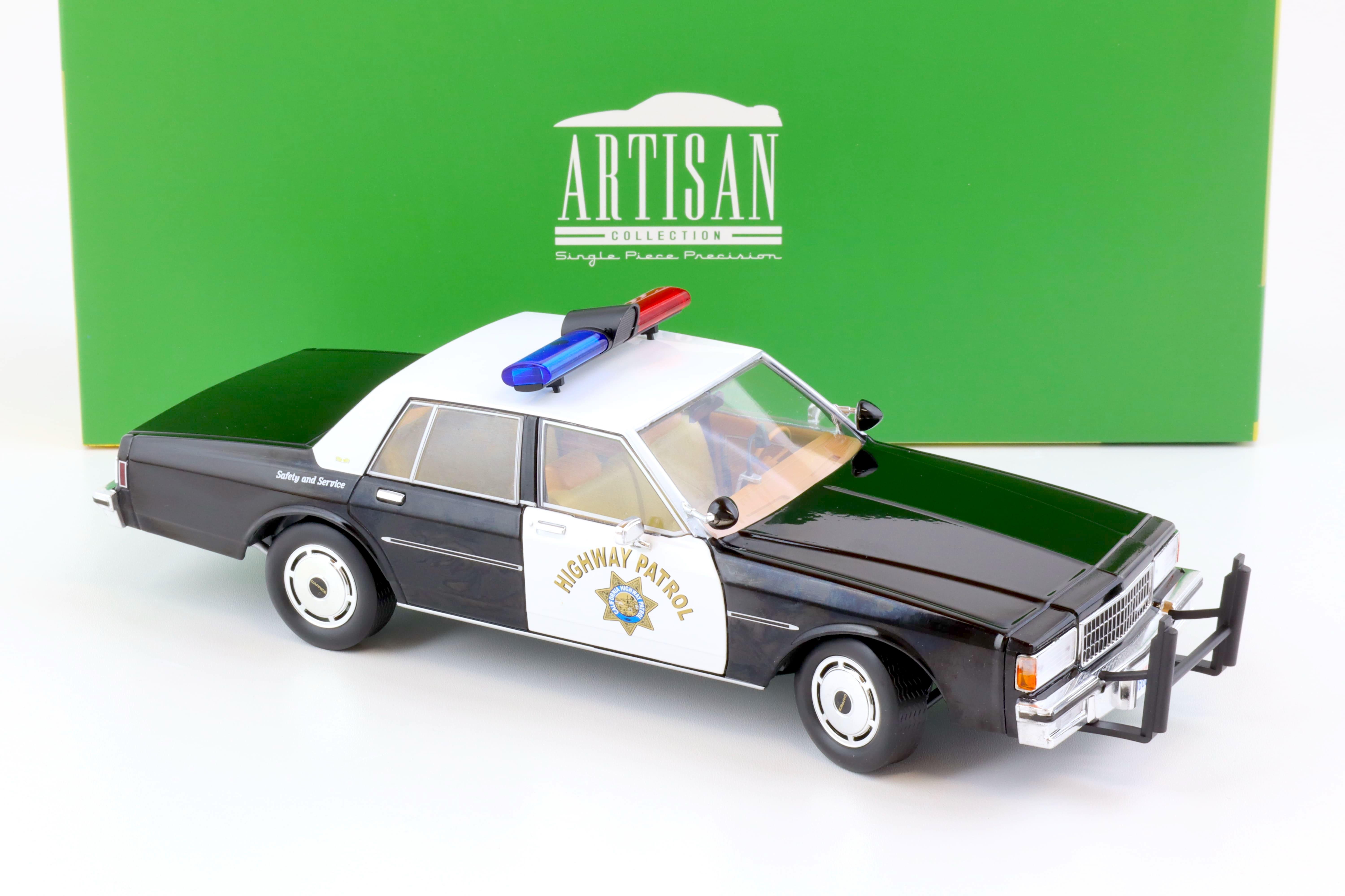 1:18 Greenlight 1989 Chevrolet Caprice California Highway Patrol black/ white