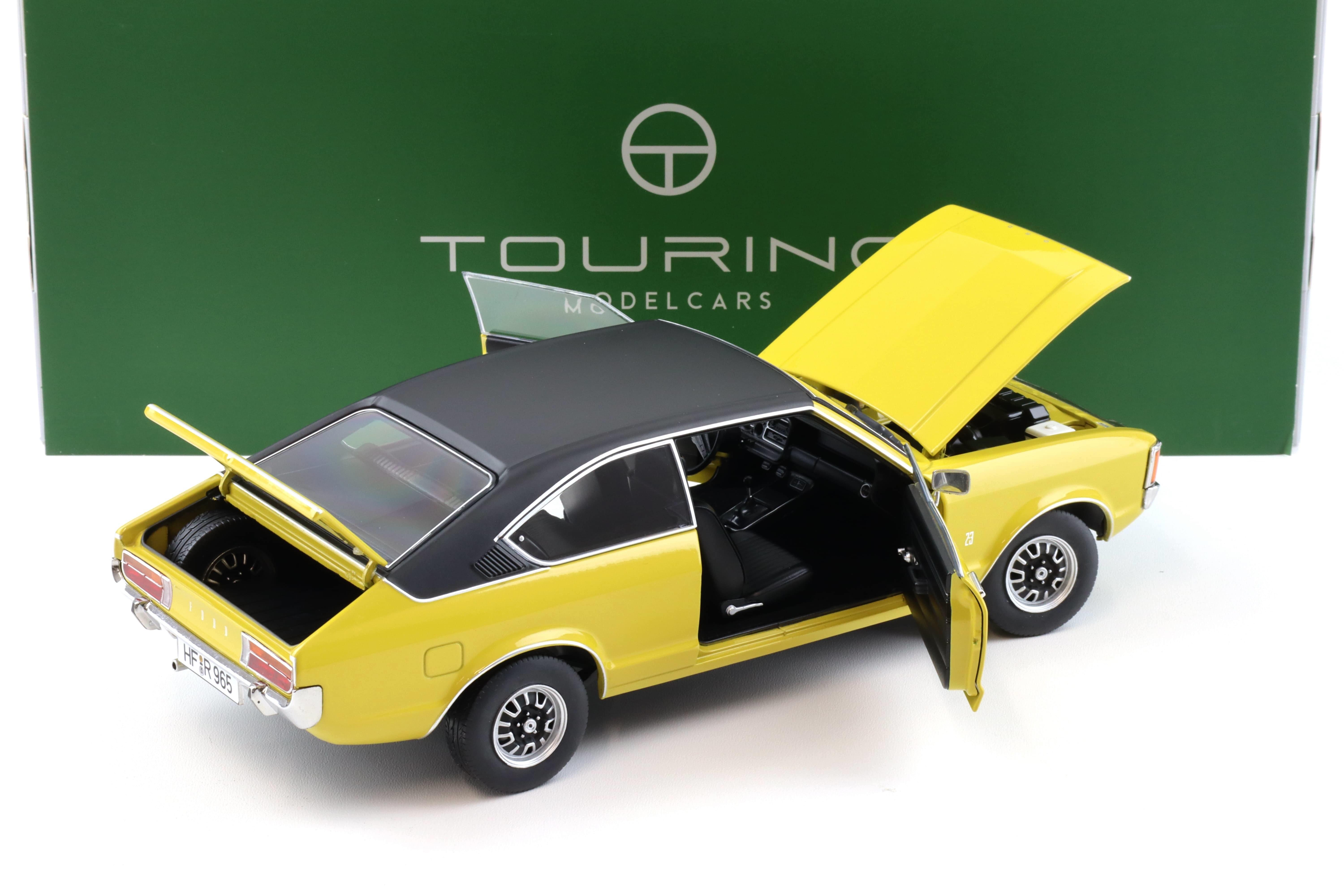 1:18 Touring Modelcars Ford Granada Consul Coupe 2. Series Daytona yellow 1975