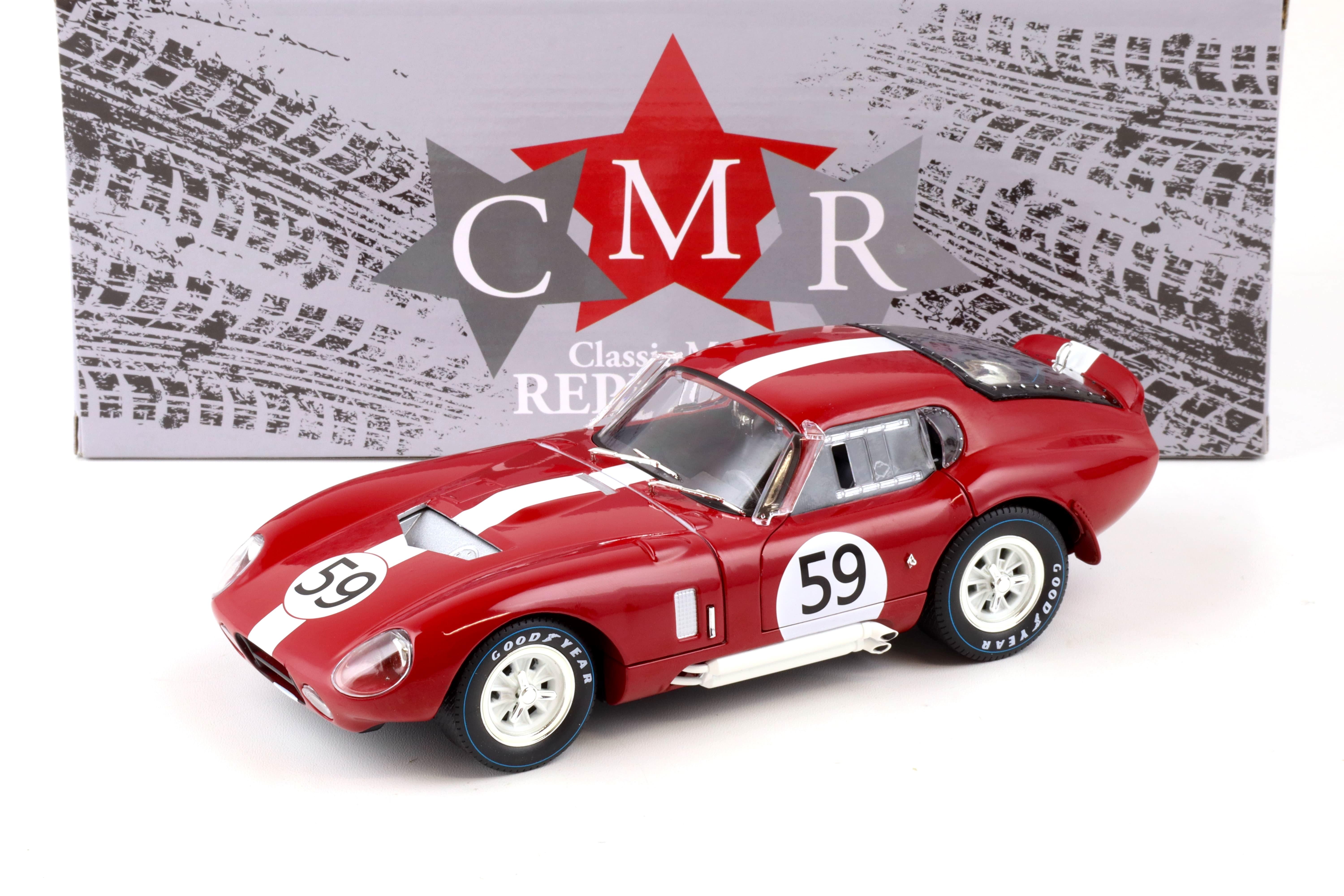 1:18 CMR Shelby Cobra Daytona Coupe 24h Le Mans 1965 #59 red CMR112