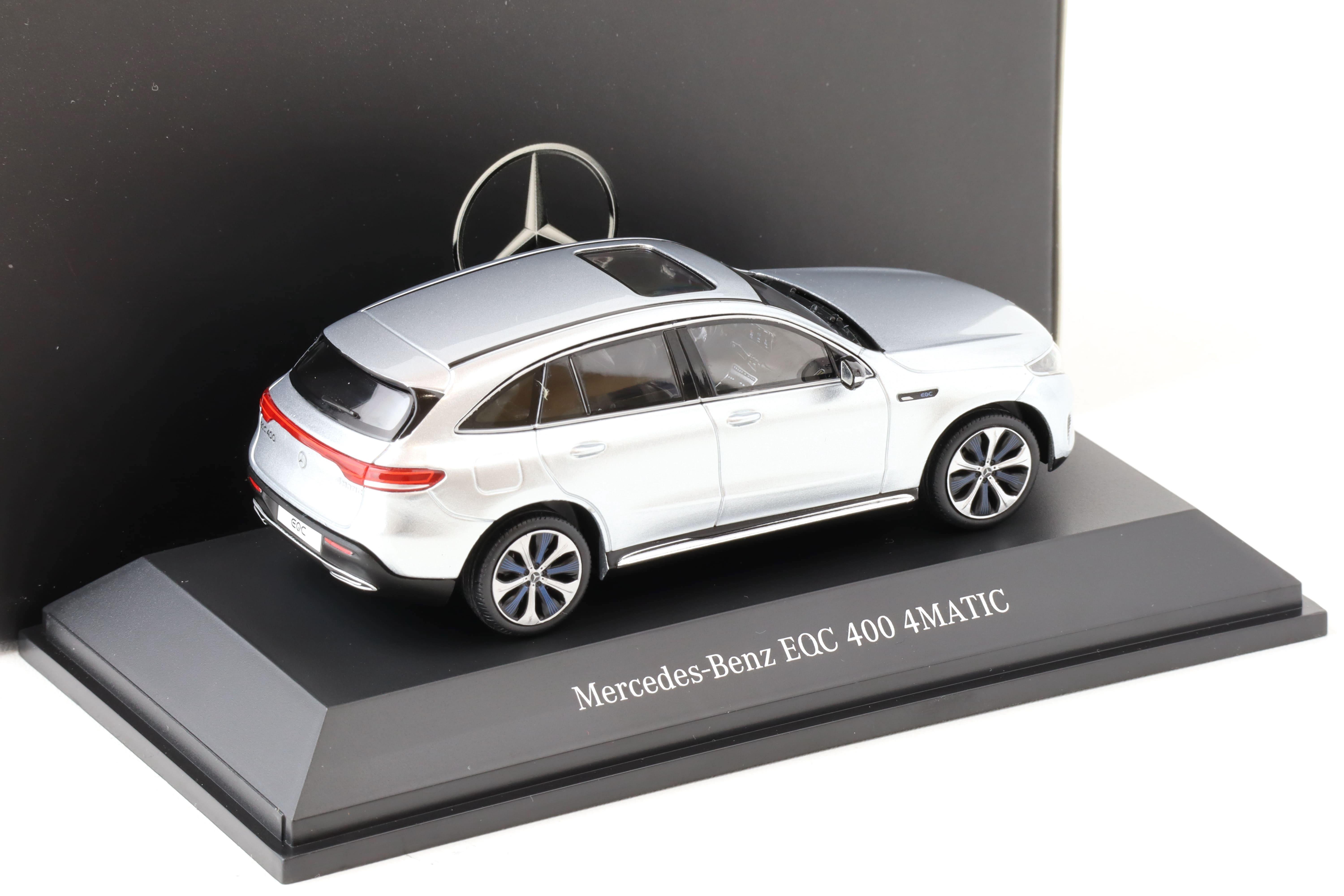 1:43 Spark Minimax Mercedes EQC 400 4Matic hightech silver DEALER VERSION