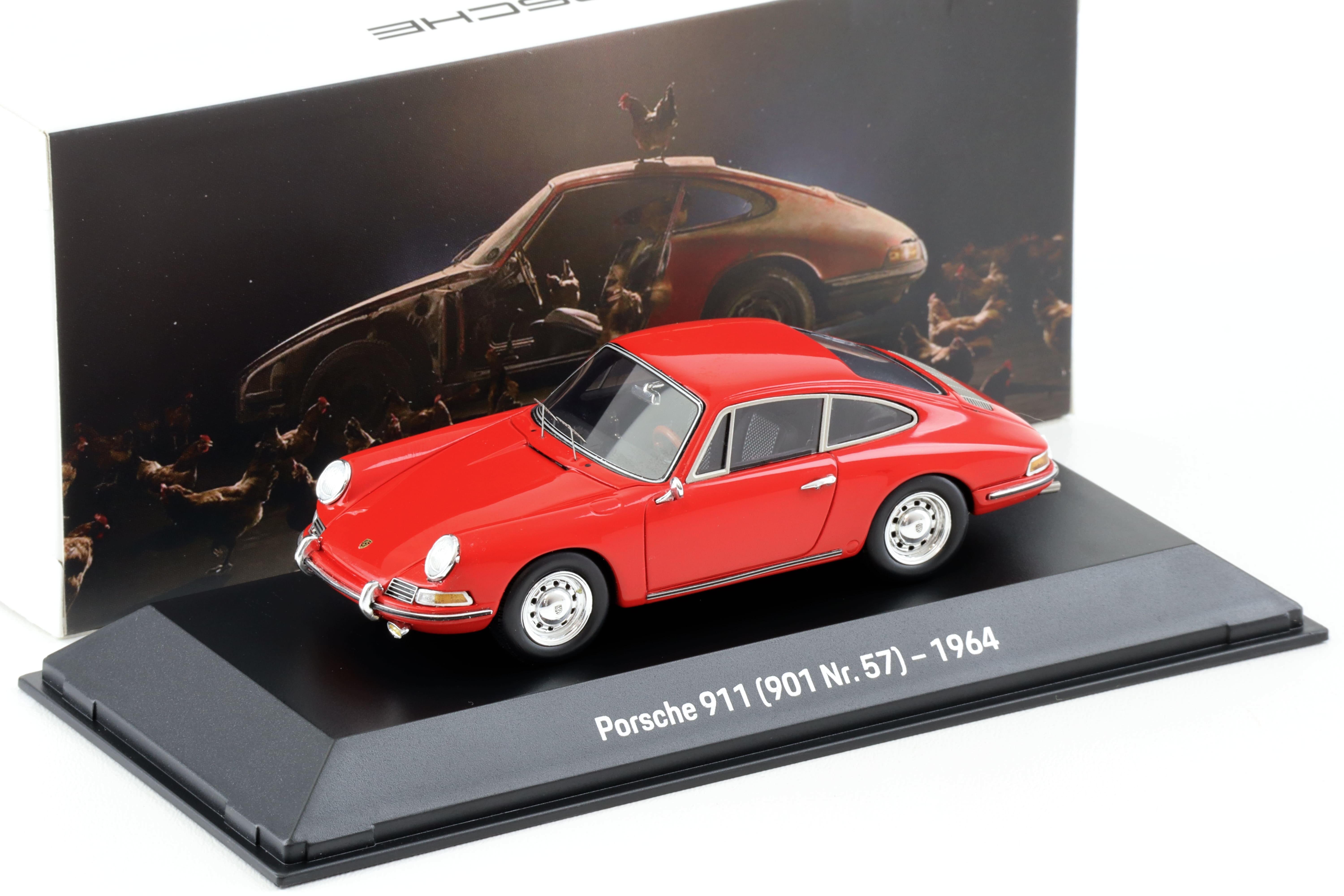 1:43 Spark Porsche 911 (901 Nr.57) Coupe 1964 Signal red MAP Porsche Museum