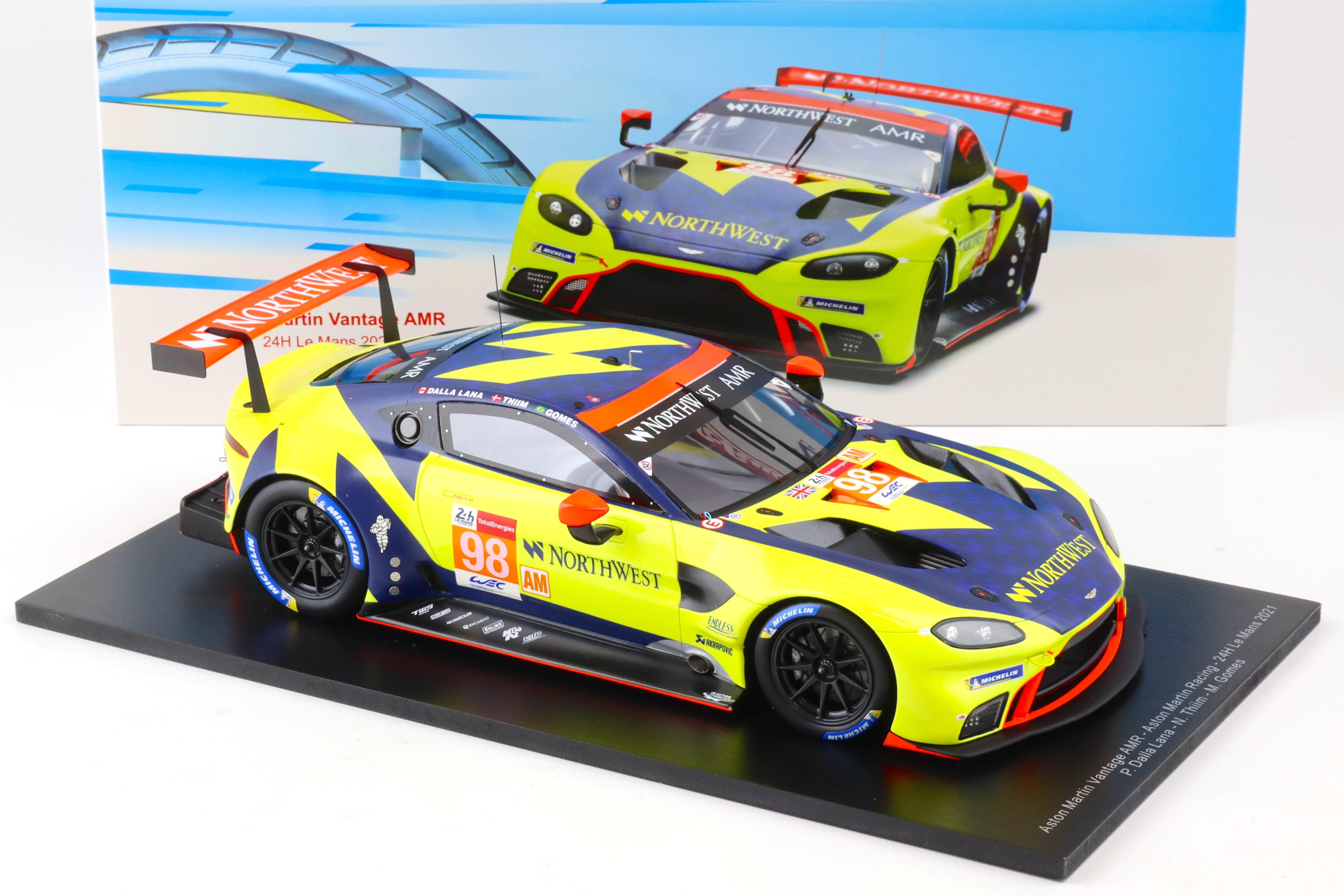 1:18 Spark Aston Martin Vantage AMR #98 Le Mans 2021 Dalla Lana/ Thiim/ Gomes