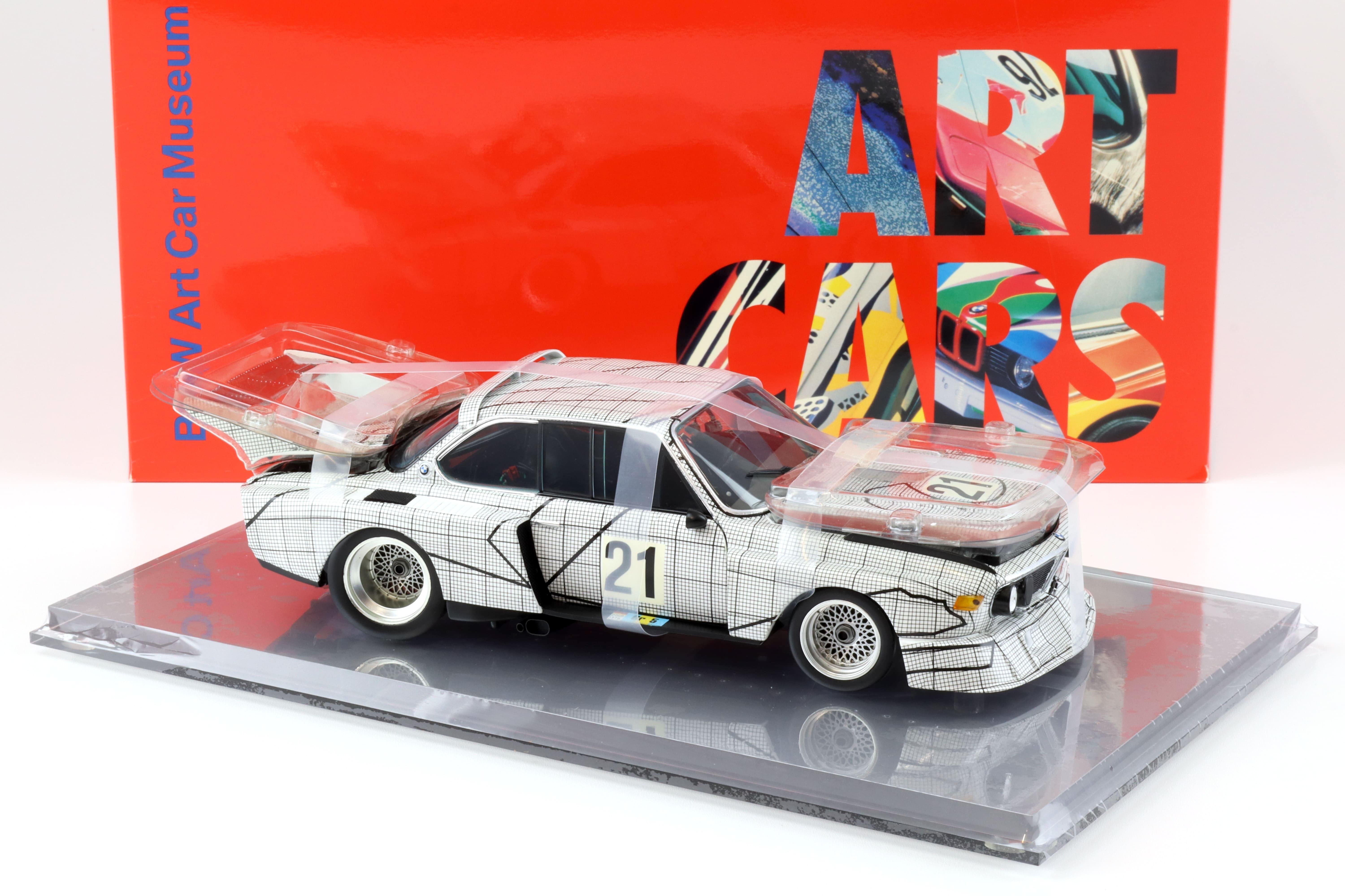 1:18 Minichamps BMW 3.0 CSL Frank Stella ART CAR DEALER VERSION