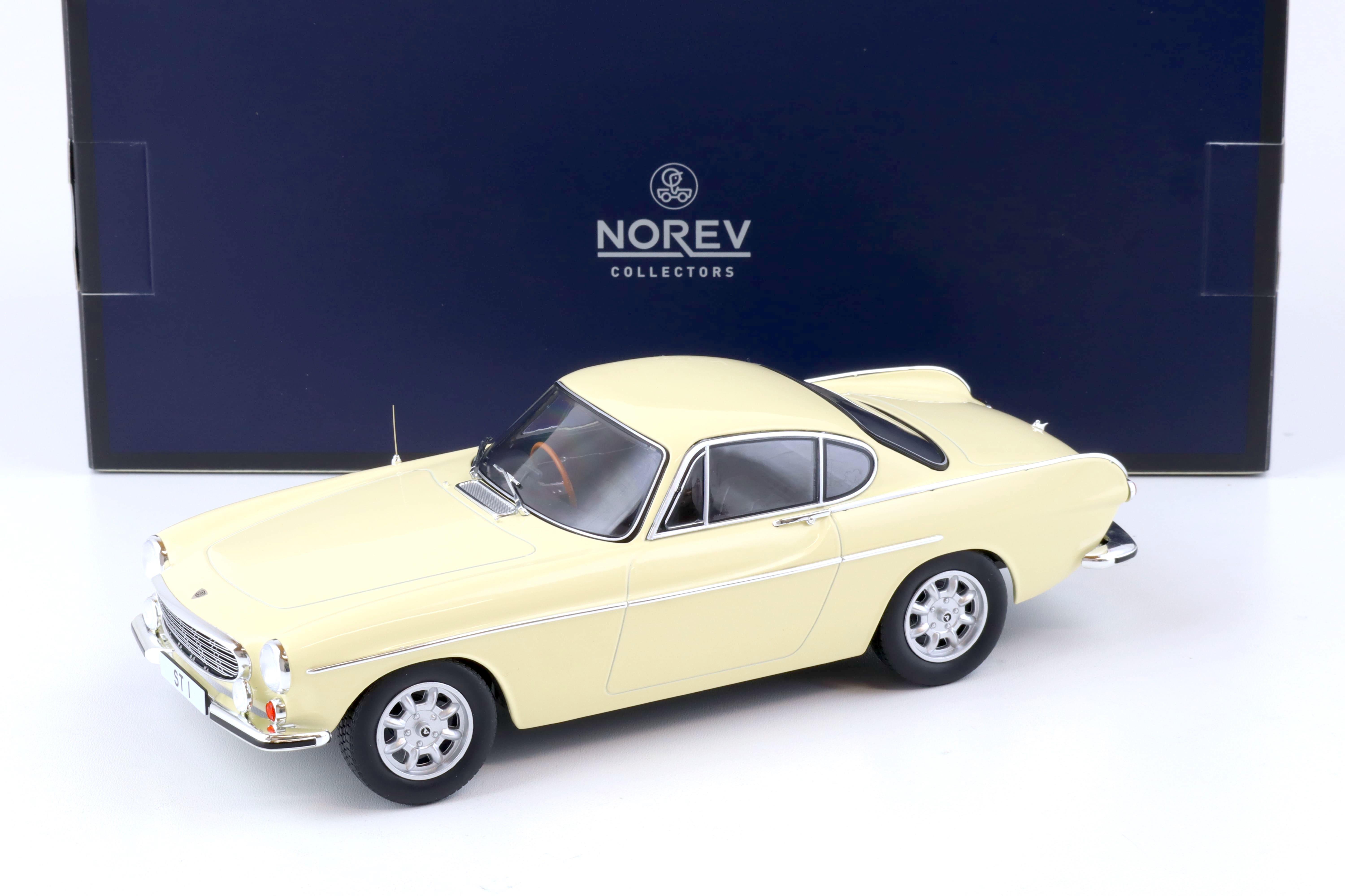 1:18 Norev Volvo 1800 S Coupe RHD 1967 beige - Limited 600 pcs.