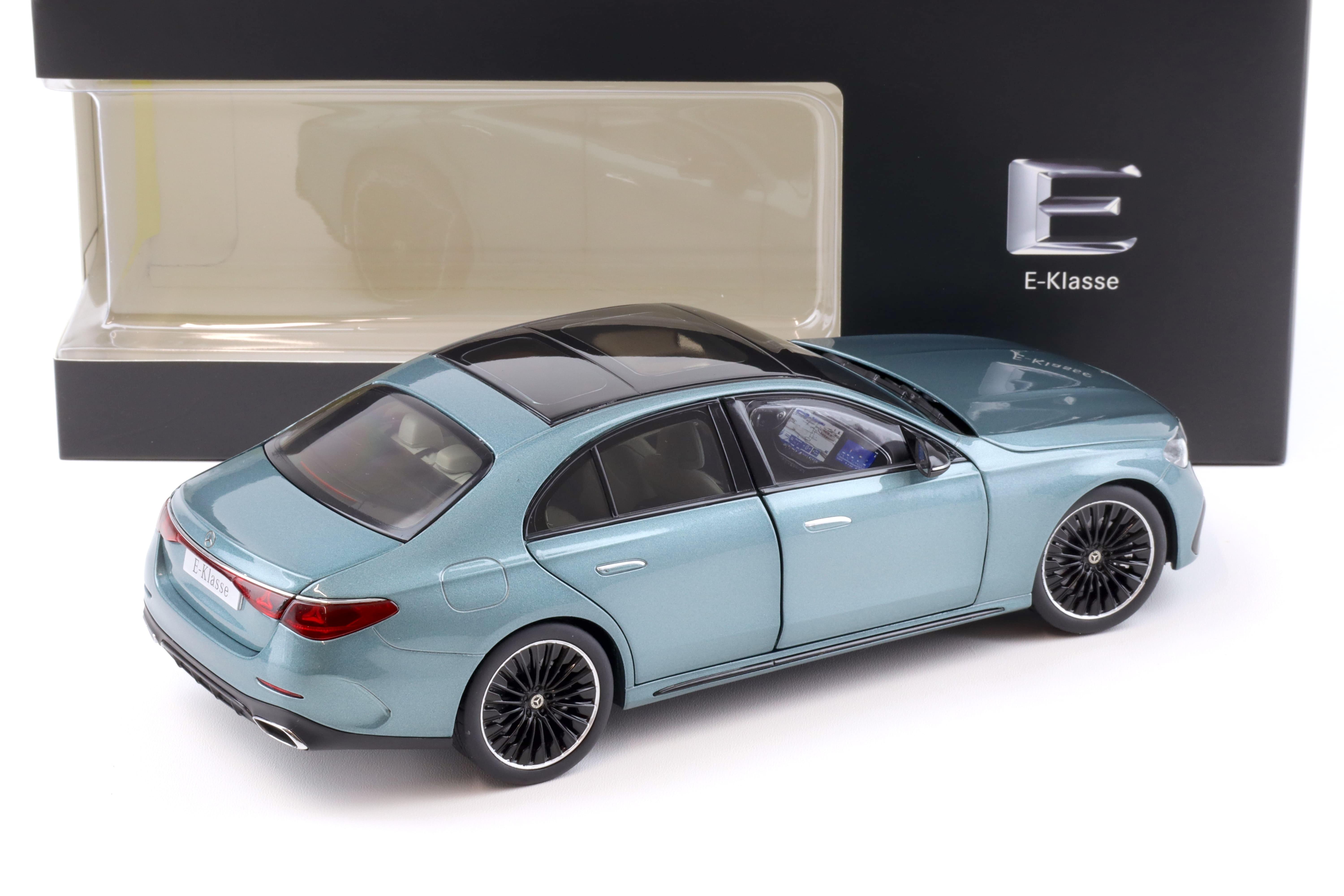 1:18 iScale Mercedes E-Klasse Limousine W214 AMG Line verde silver DEALER VERSION