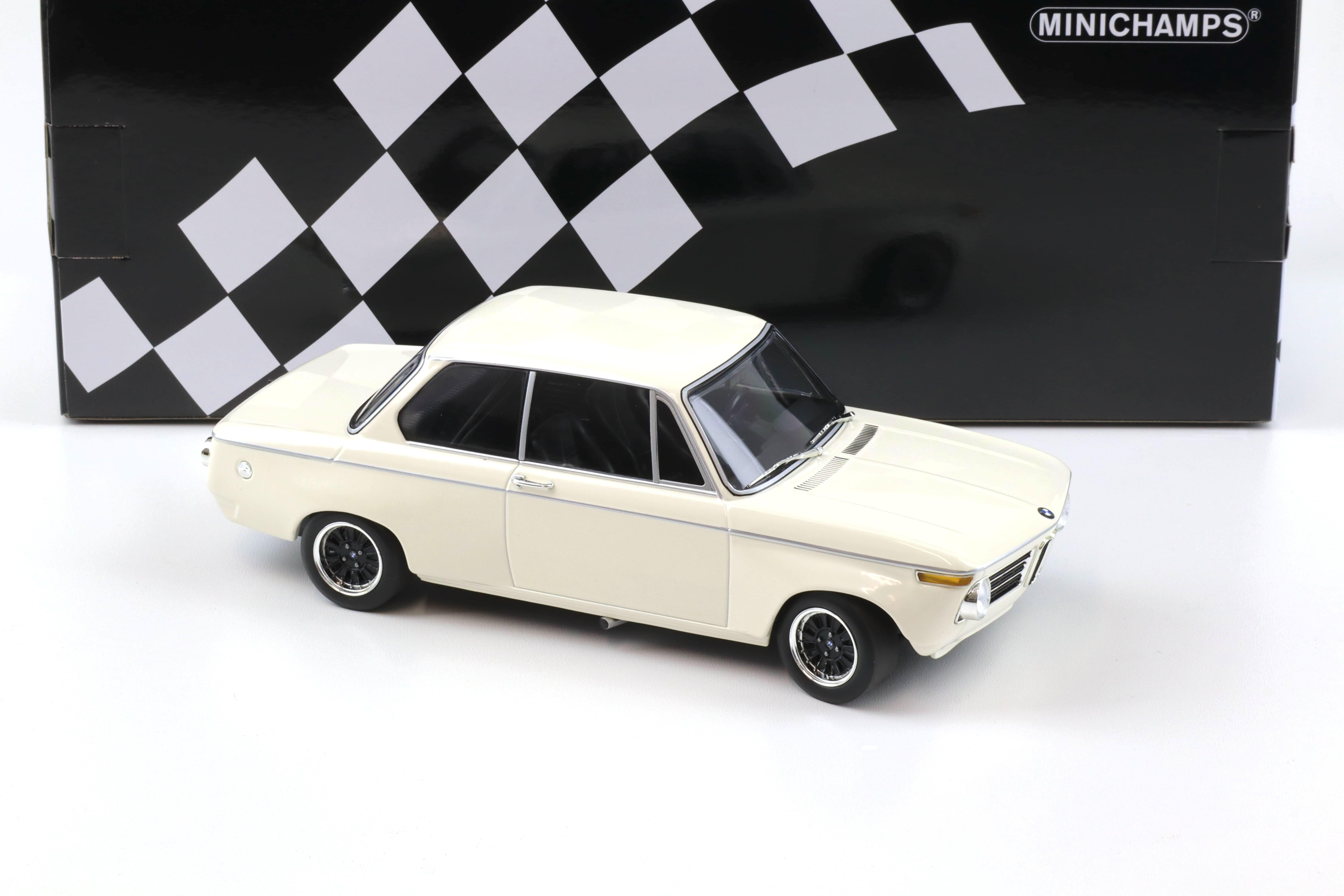 1:18 Minichamps BMW 2002 Motorsport Version Plain Body white 1970