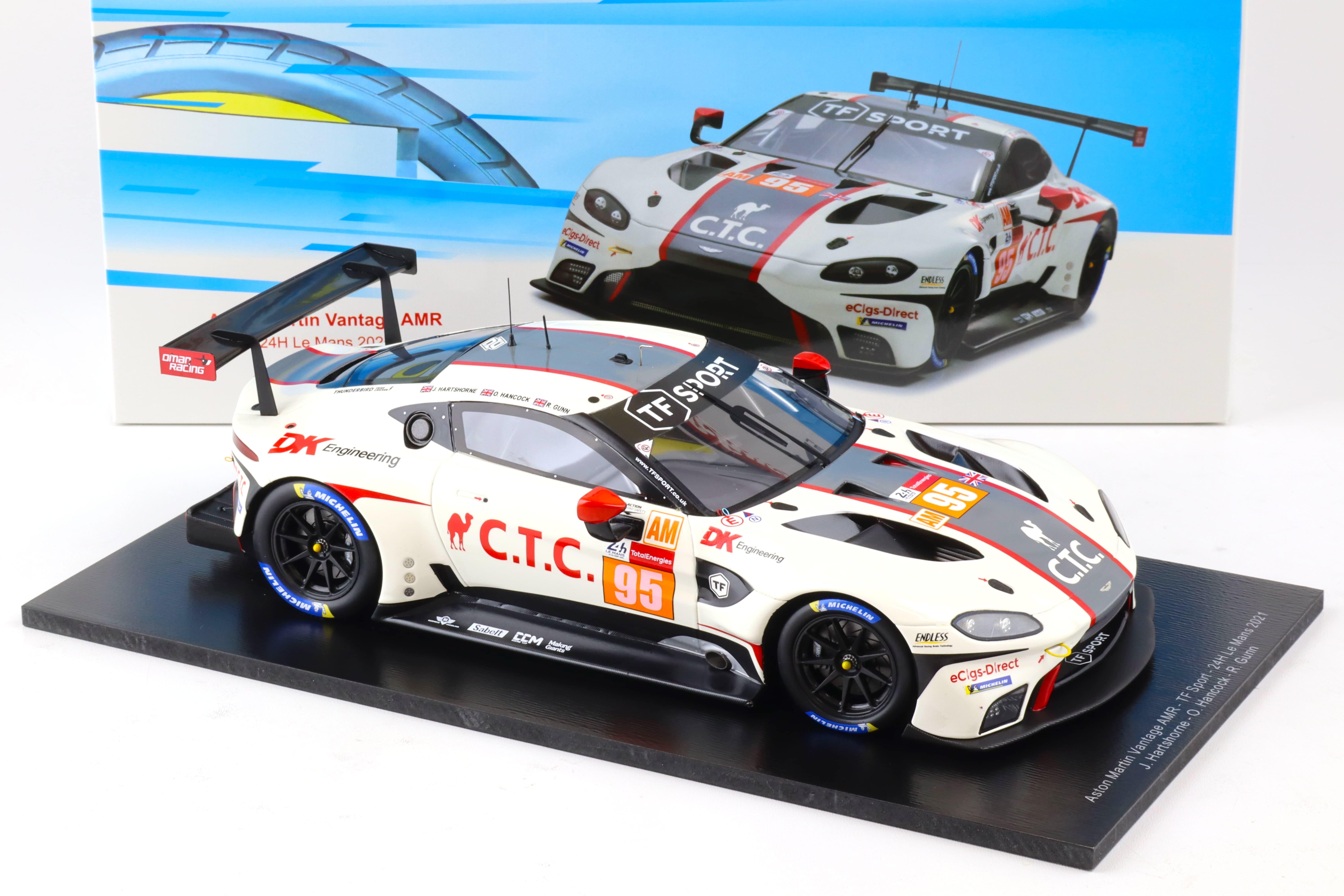 1:18 Spark Aston Martin Vantage AMR #95 Le Mans 2021 Hartshorne/ Hancock/ Gunn