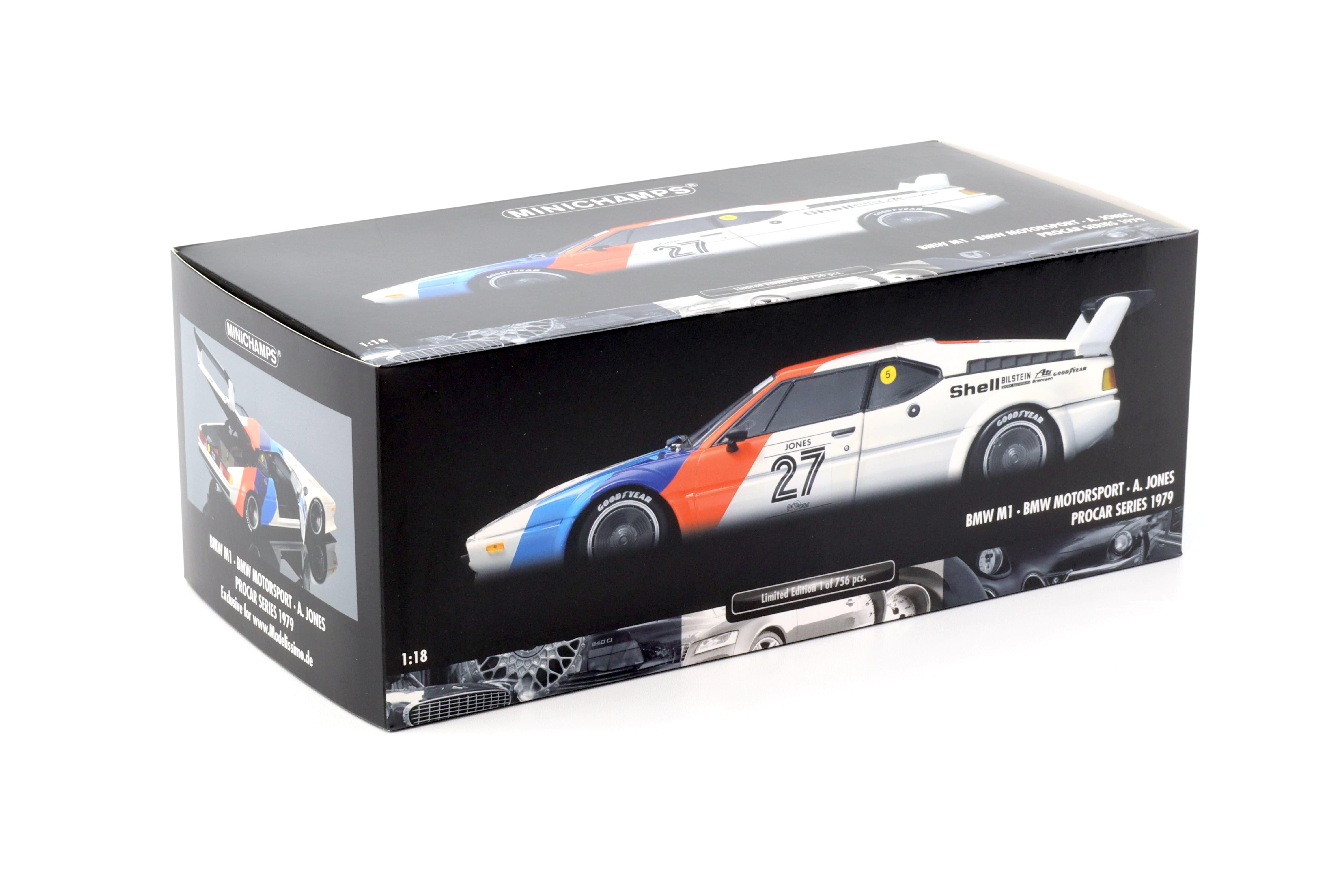 1:18 Minichamps BMW M1 Procar BMW Nederland #99 T.Hezemans Procar Series 1979