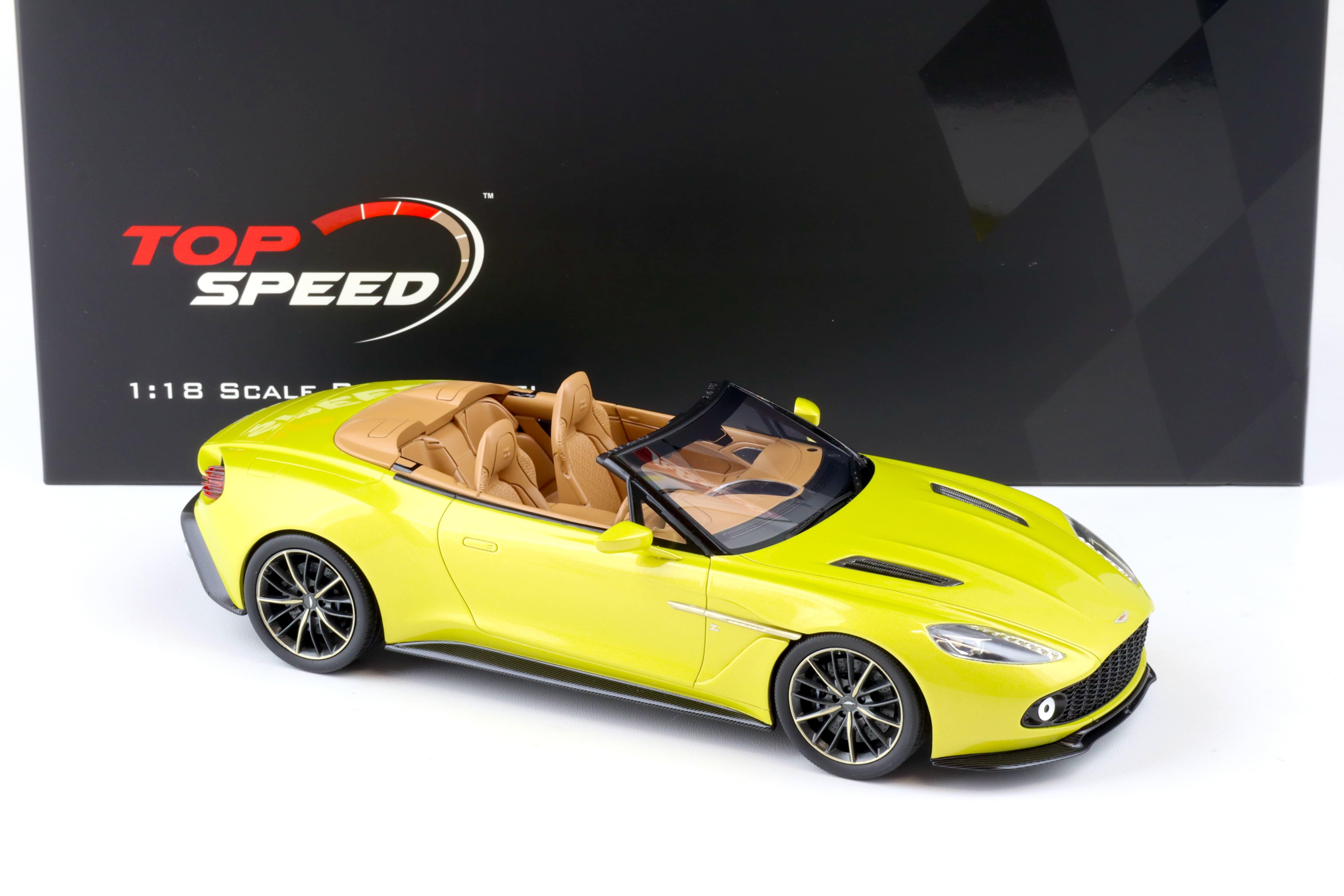 1:18 Top Speed Aston Martin Vanquish Zagato Volante Cosmopolitan yellow TS0215