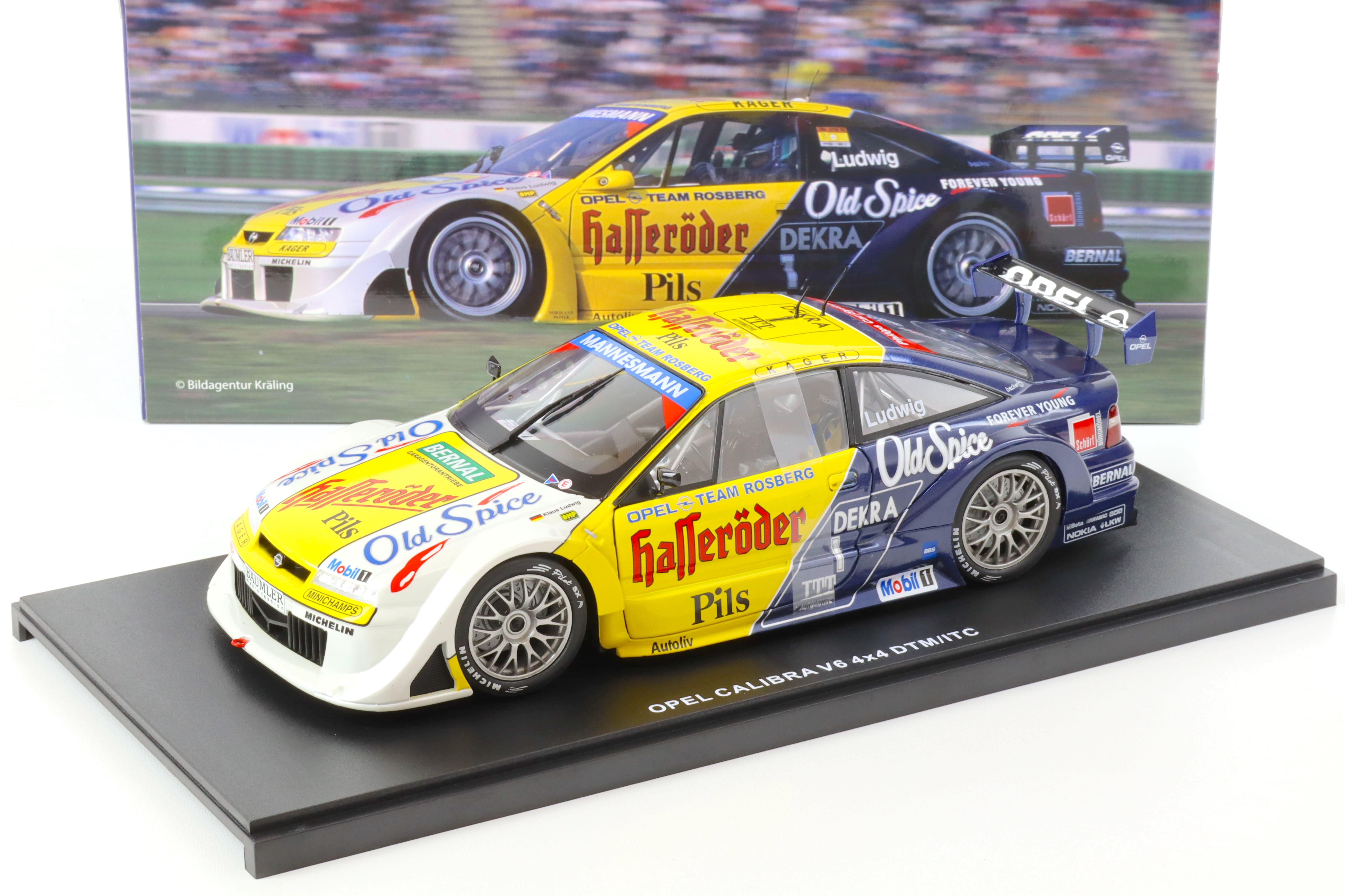 1:18 WERK83 Opel Calibra V6 4x4 Team Rosberg #1 Ludwig DTM/ ITS 1995 Hasseröder