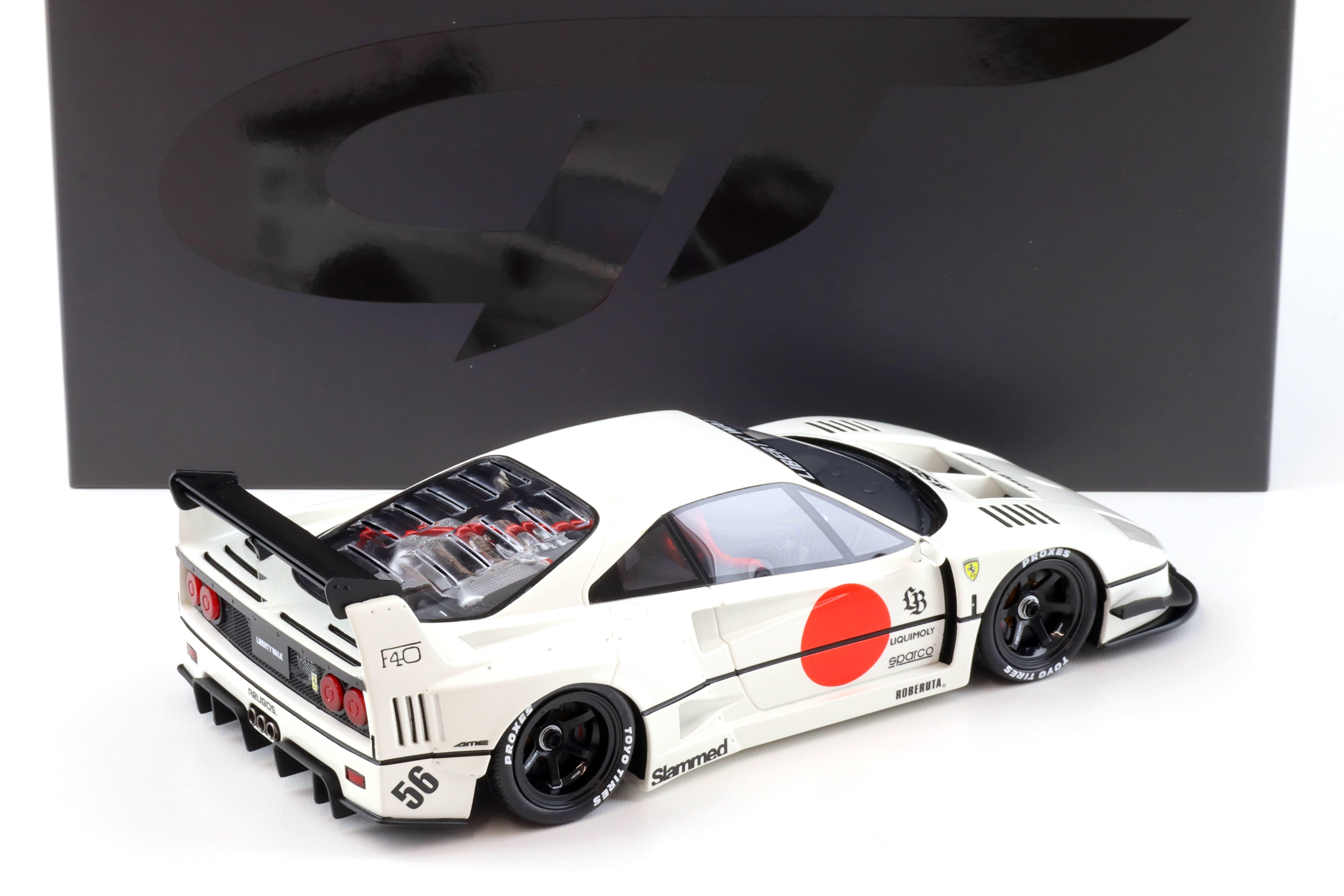 1:18 GT Spirit GT470 Ferrari F40 LB WORKS LBWK Liberty Walk white 2023