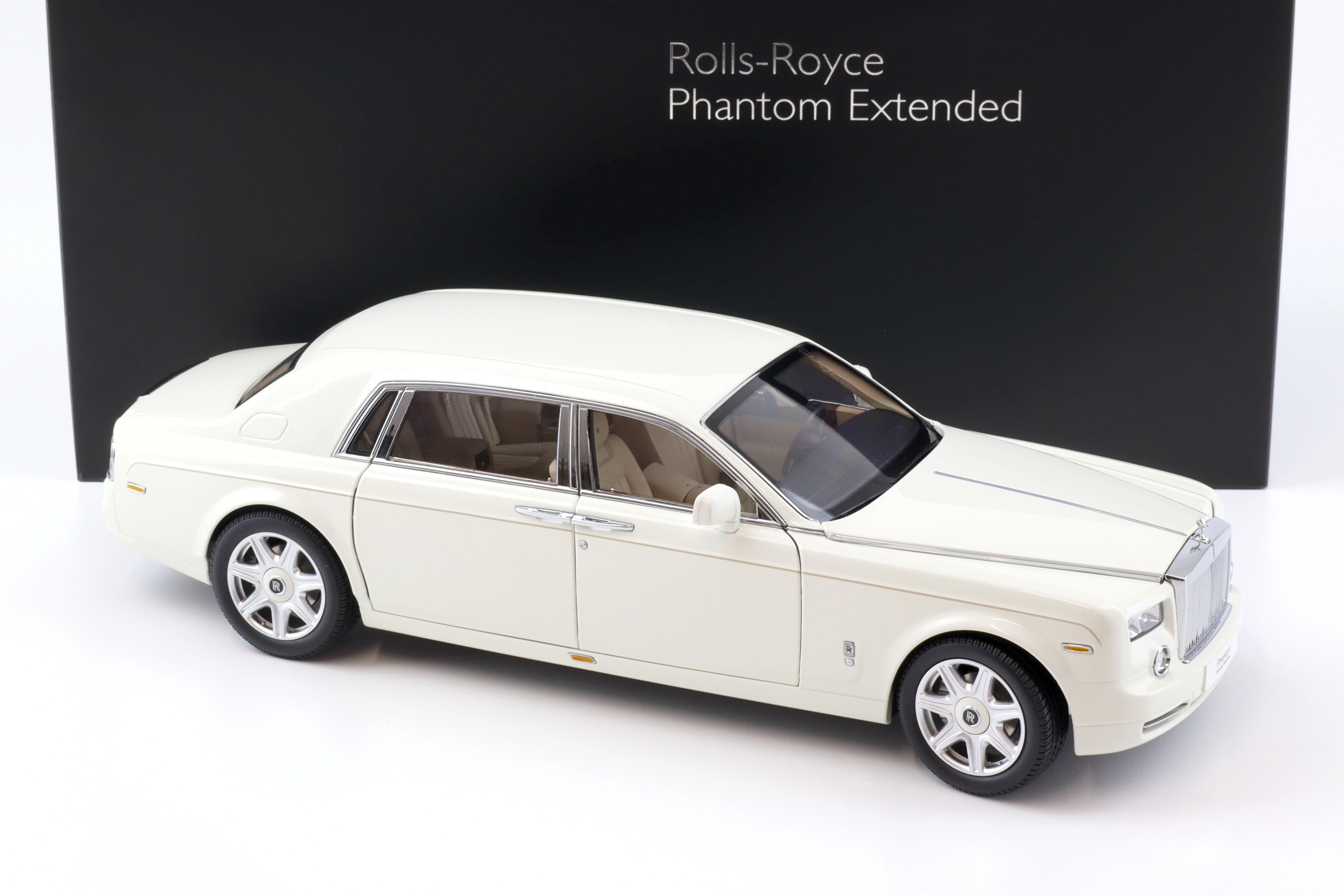 1:18 Kyosho Rolls Royce Phantom EWB Extended Wheelbase 2012 English white