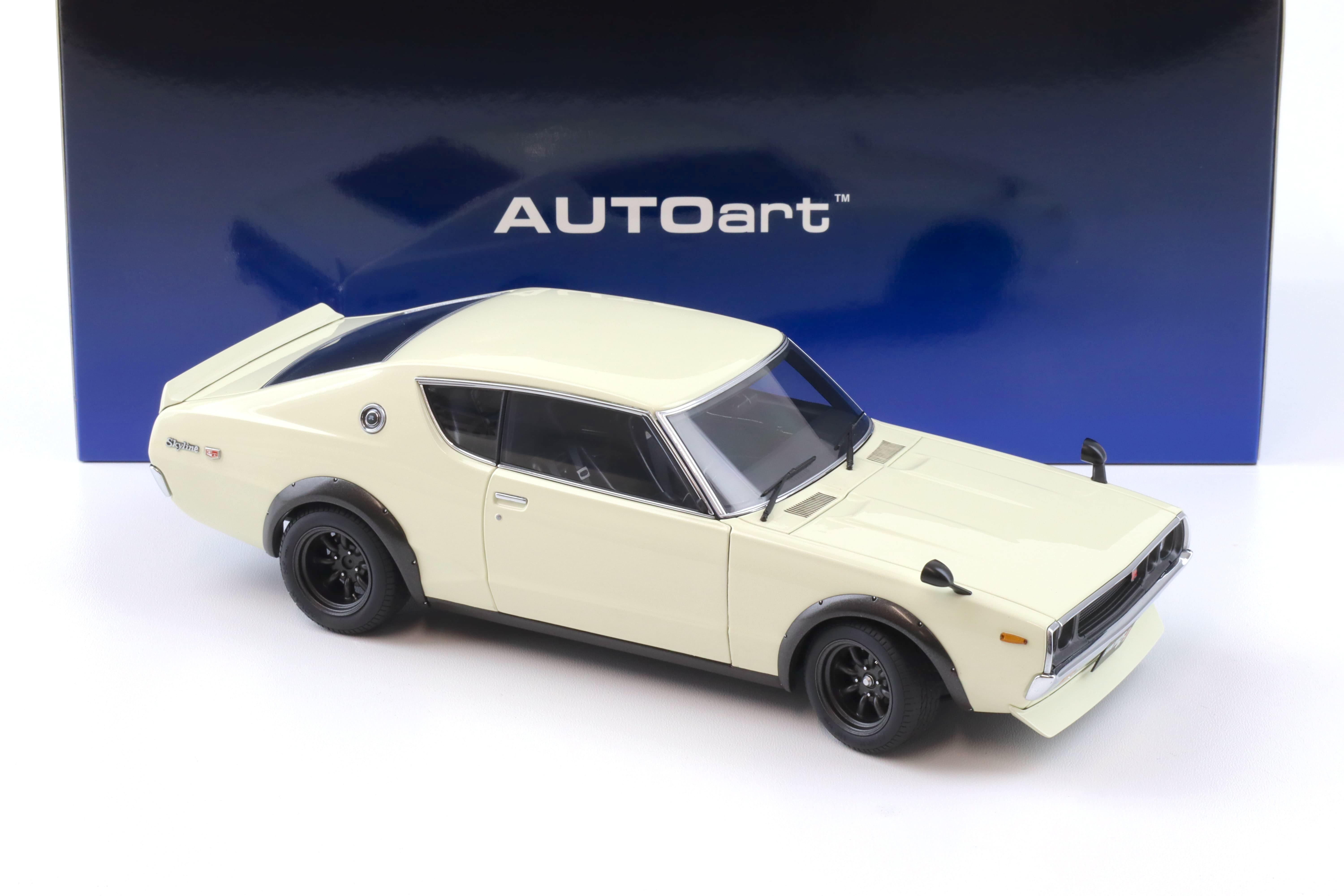 1:18 AUTOart Nissan Skyline 2000 GT-R (KPGC110) Tuned Version white 77467