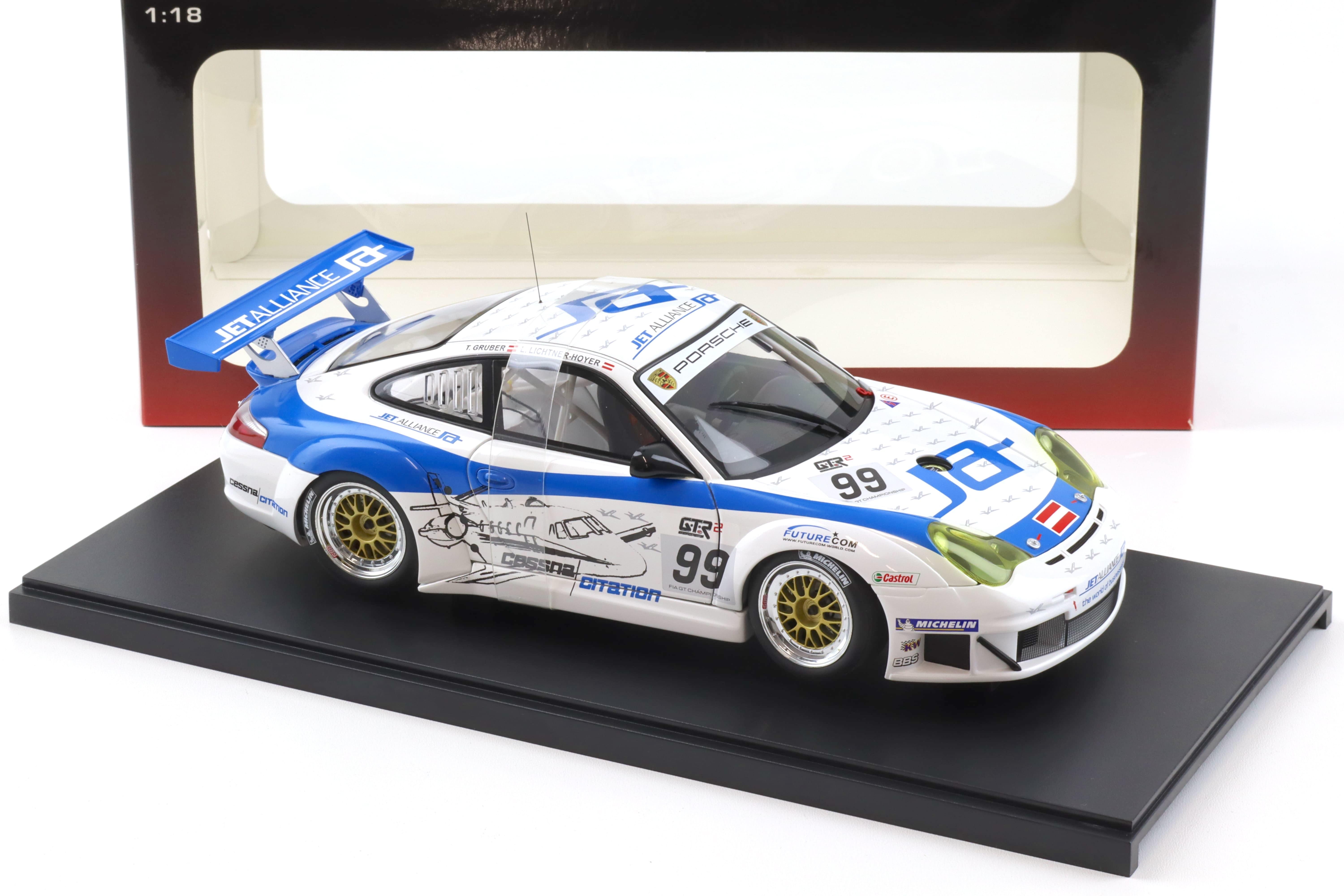 1:18 AUTOart Porsche 911 (996) GT3 RSR FIA GT Mugello 2006 #99 Gruber 80672